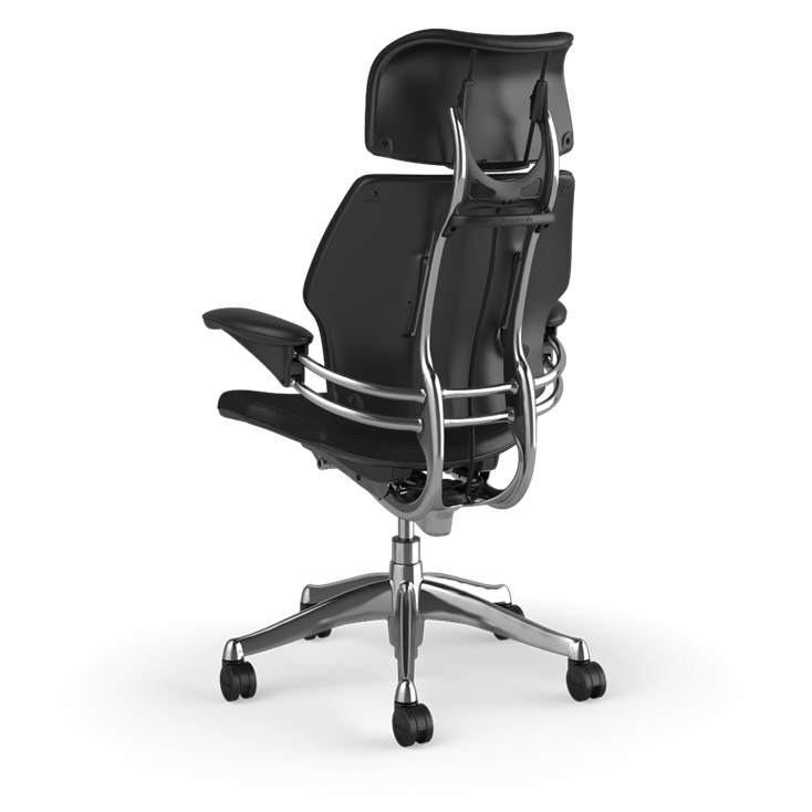 Freedom Yönetici Siyah Vita Kumaş Alüminyum Ayak