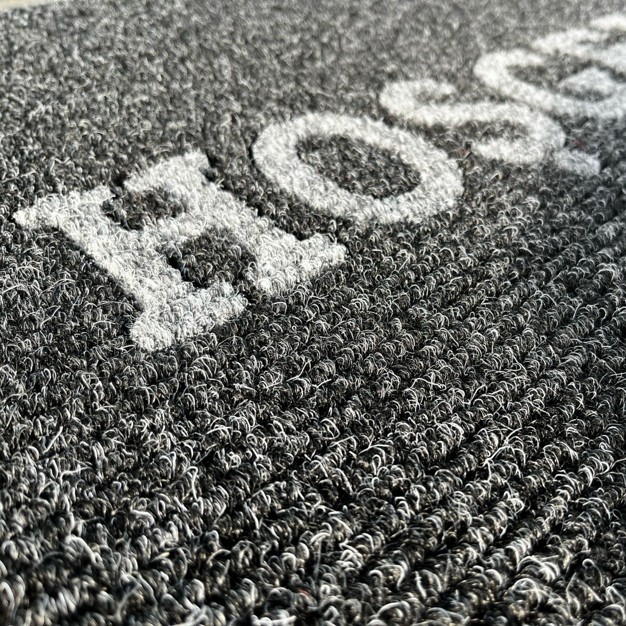 Hoşgeldiniz Logolu Paspas - 56X87 cm - Siyah