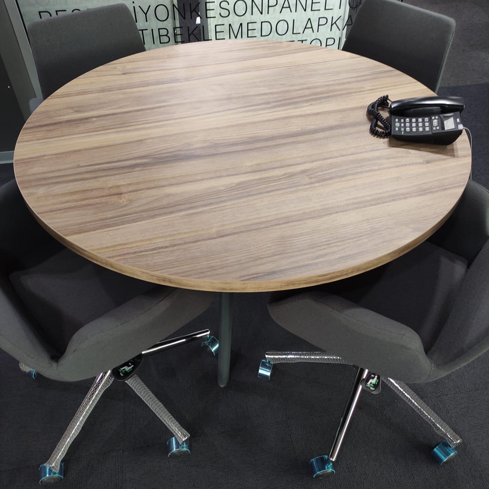 Iron 120 lik Yuvarlak Toplantı Masası