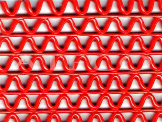 Kırmızı 8 mm Zigzag Paspas En:1,20 Boy: 1,60 mt