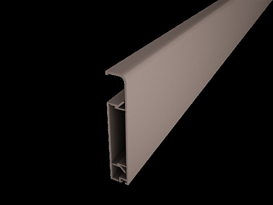 LATO 83 mm ALÜMİNYUM SÜPÜRGELİK MAT ELOKSAL INOX
