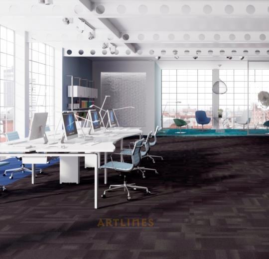 Mixed 963 Obisidian 50*50 cm Karo Halı