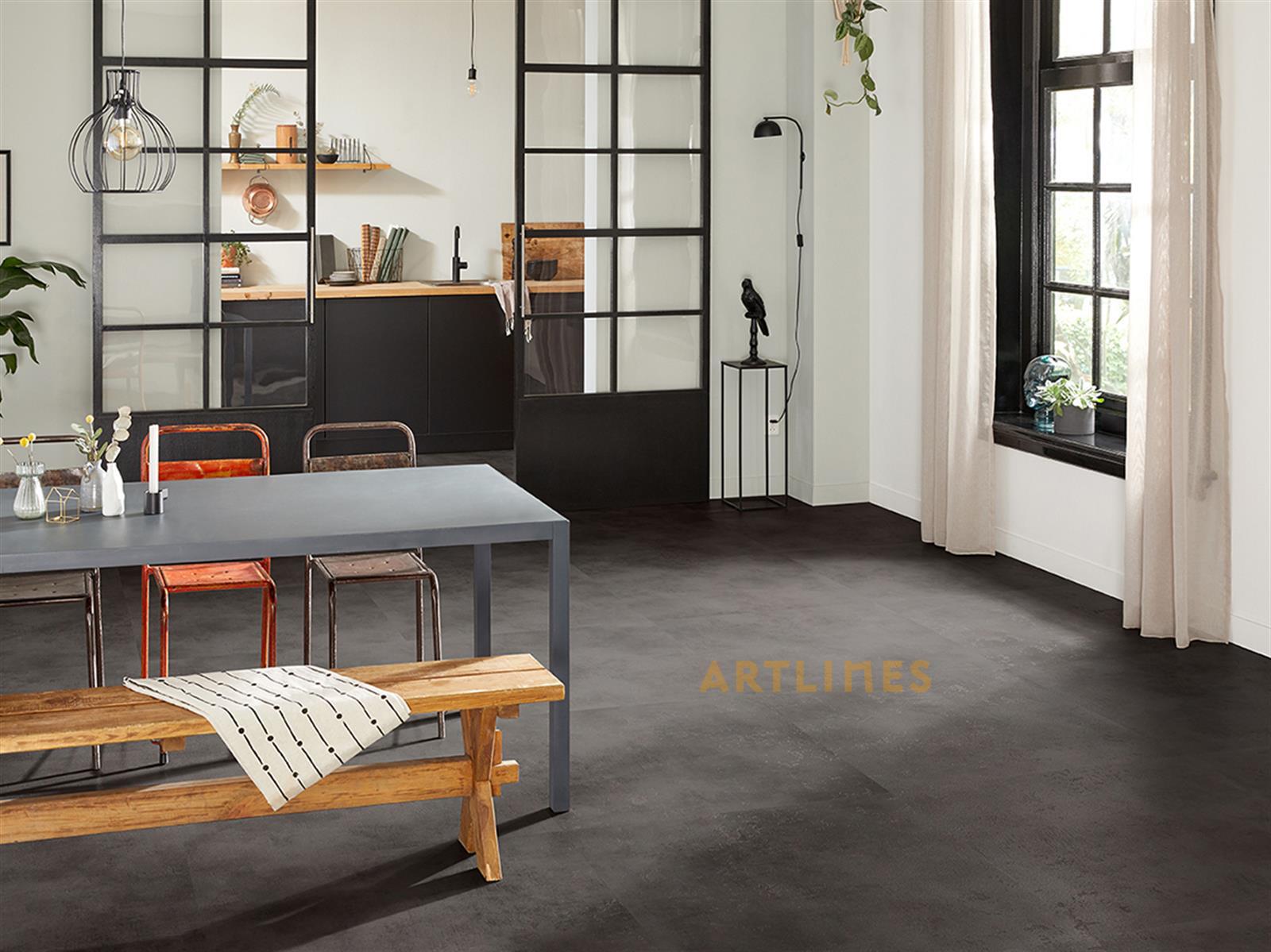 Nuance 44619 End Charcoal Sök-Tak LVT 45*91 cm