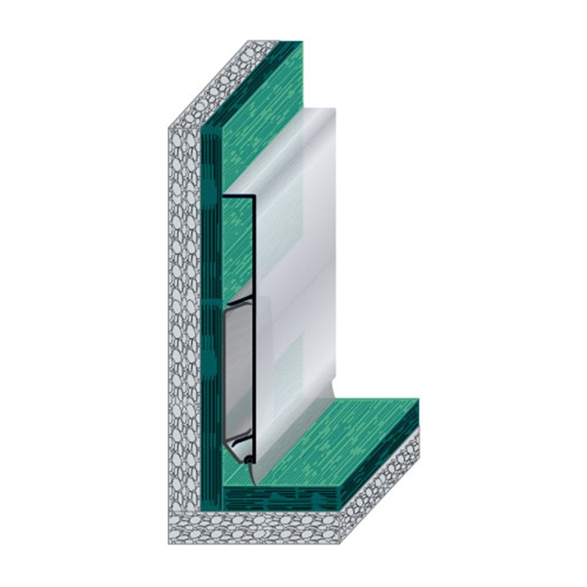 TASK 50  50 x 10mm köşeli klipsli süpürgelik