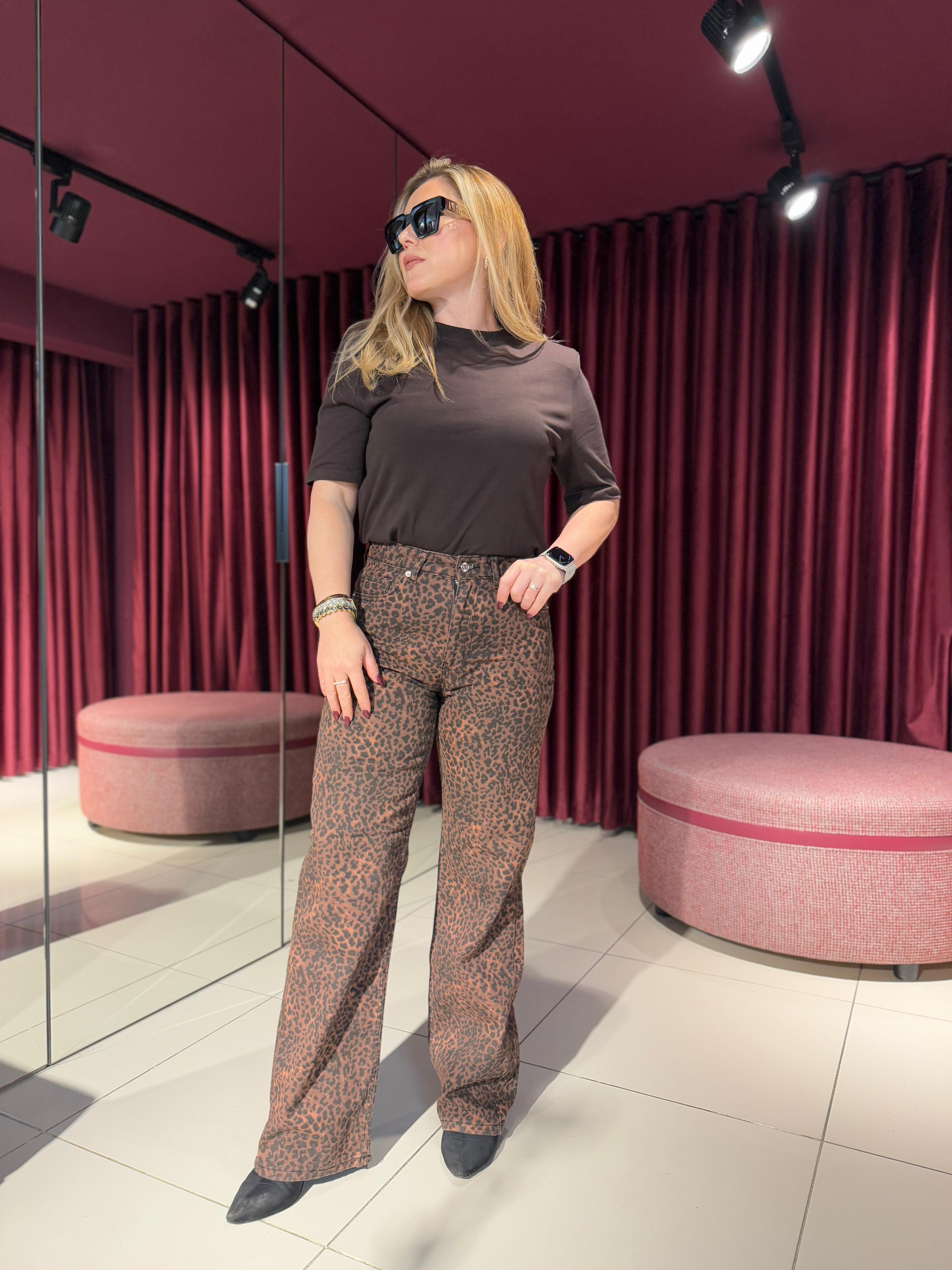 Jean03 ZR Leopar Straight Jean