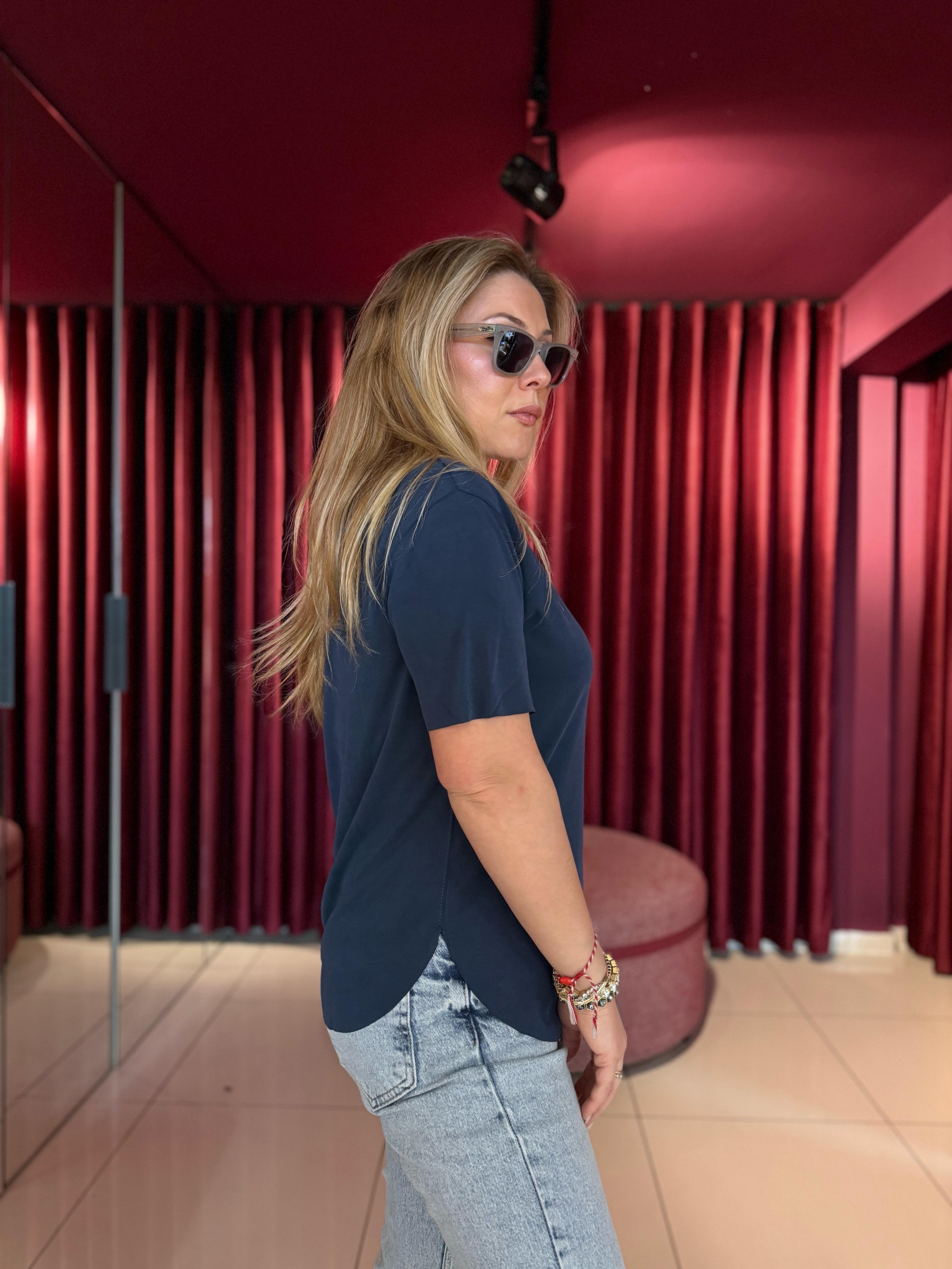 T-Shirt1056 Modal T-Shirt Lacivert