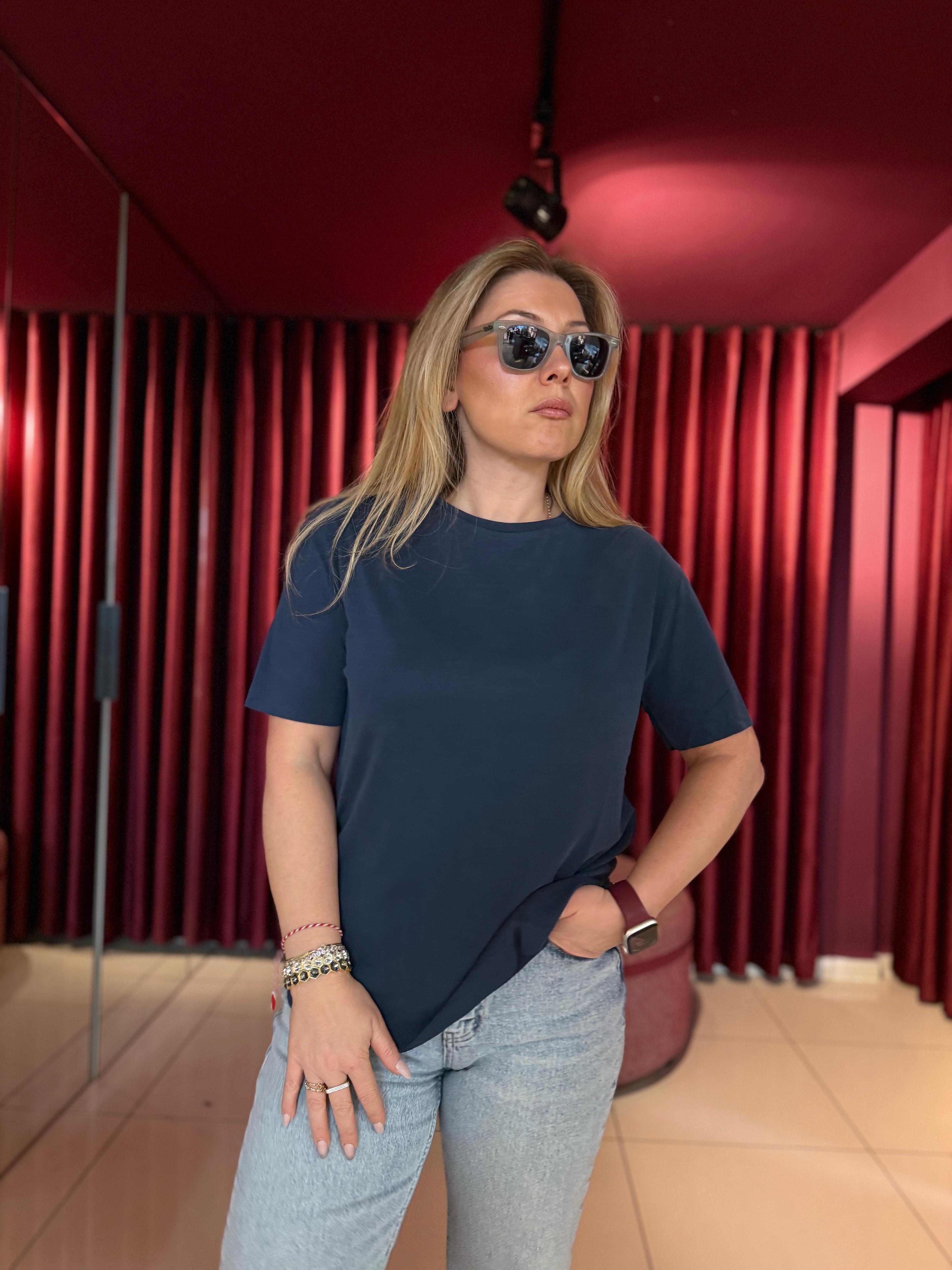 T-Shirt1056 Modal T-Shirt Lacivert