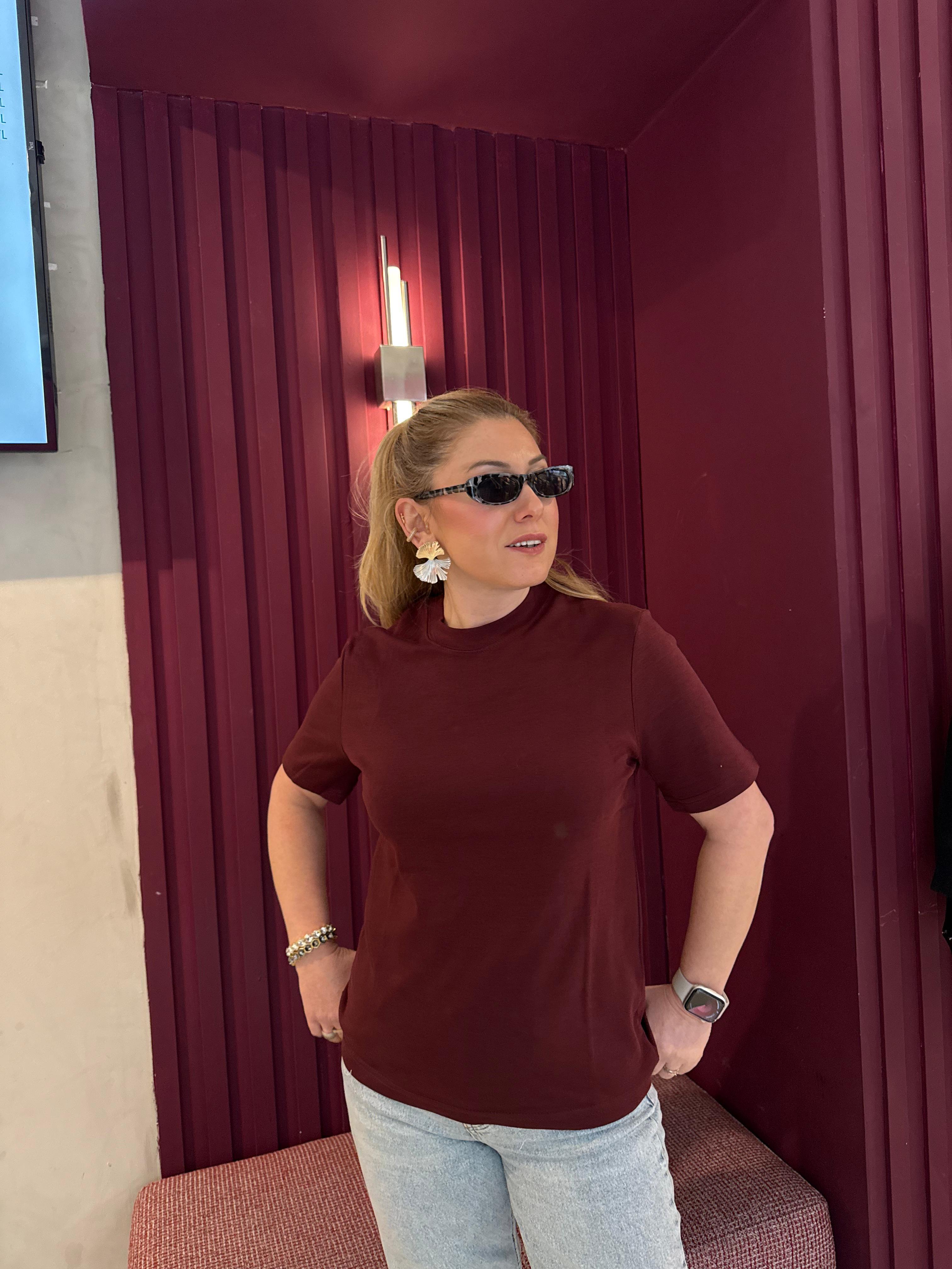 T-Shirt1075 Massi T-Shirt Bordo