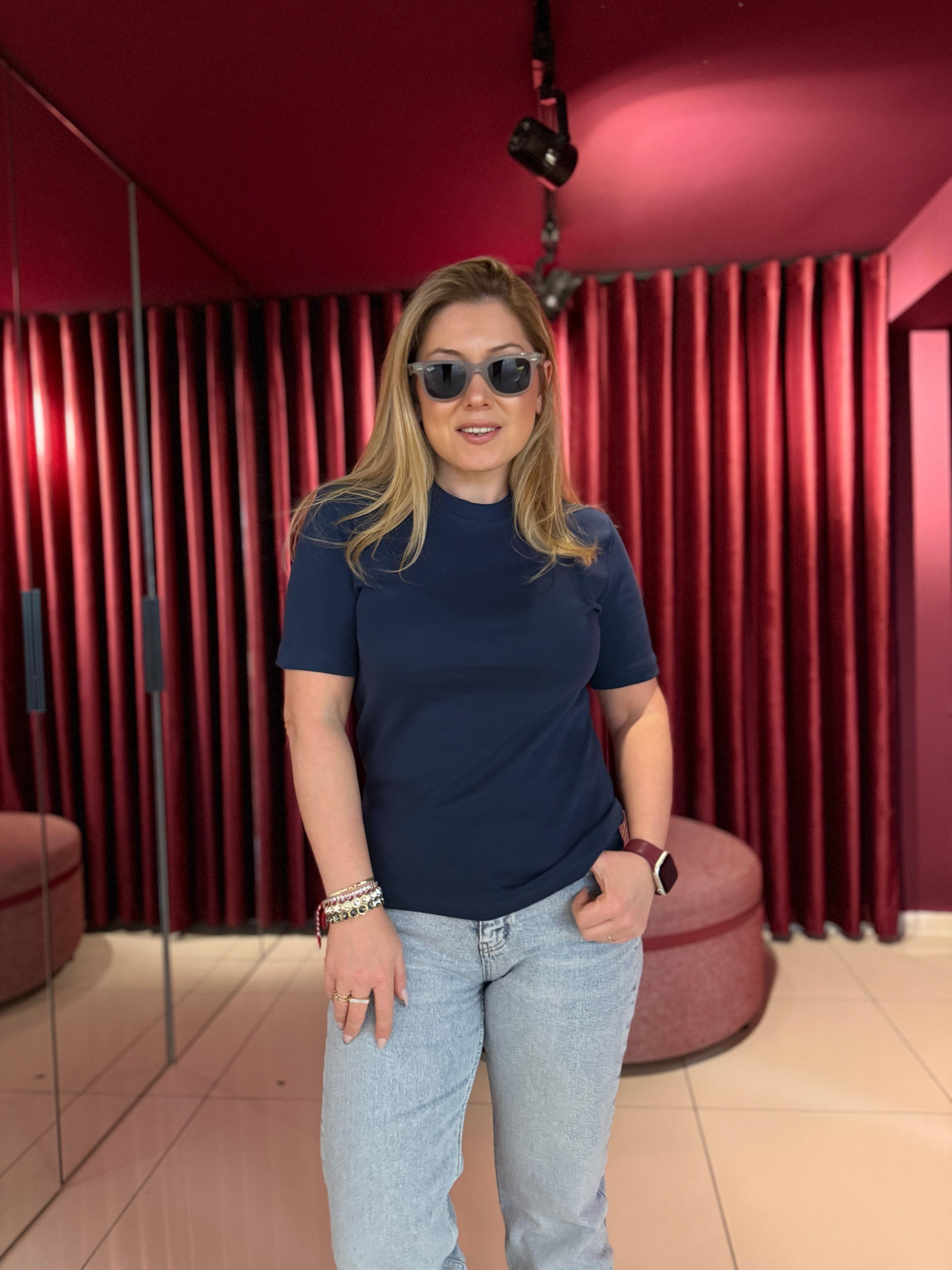 T-Shirt1075 Massi T-Shirt Lacivert