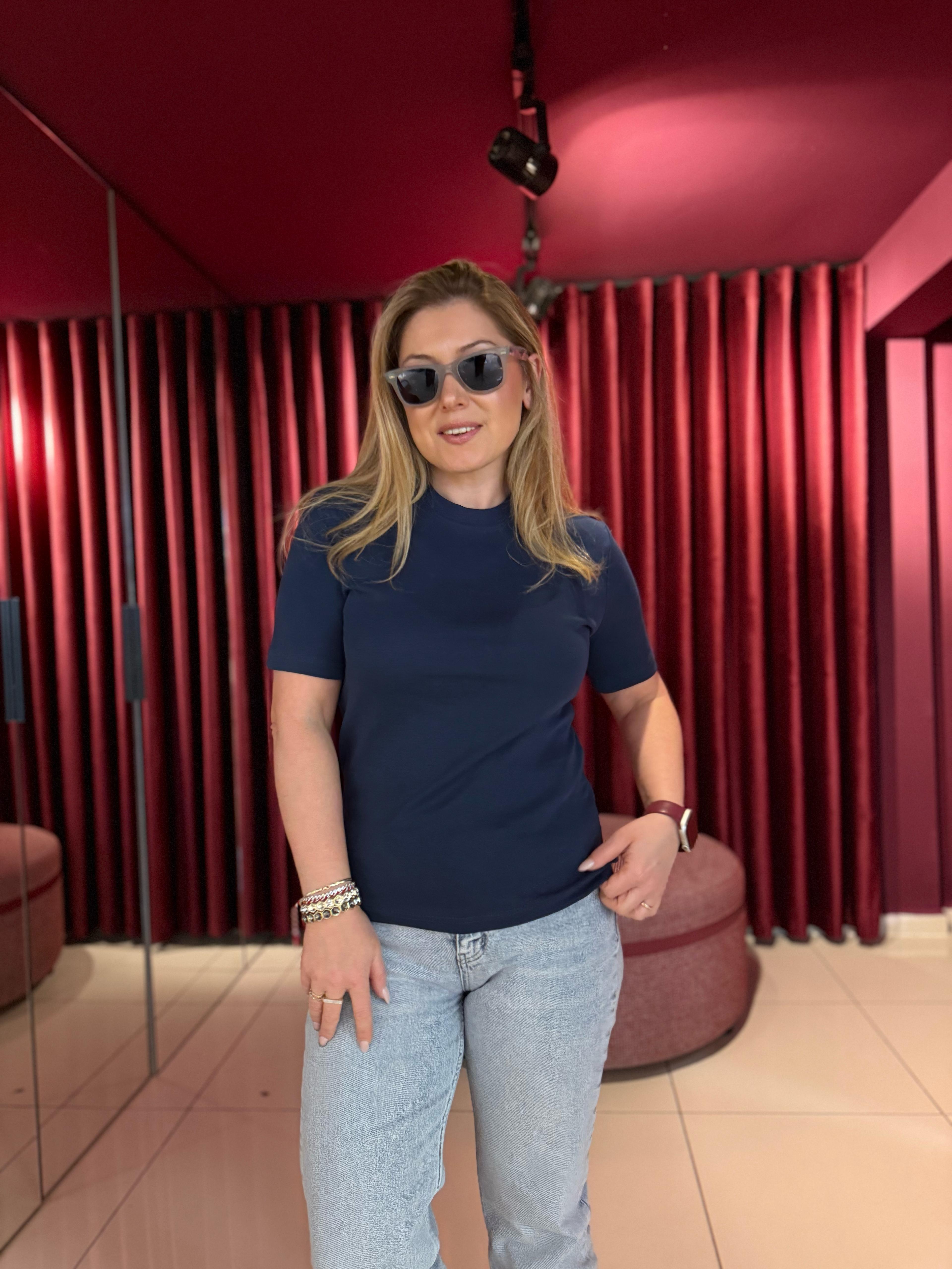 T-Shirt1075 Massi T-Shirt Lacivert