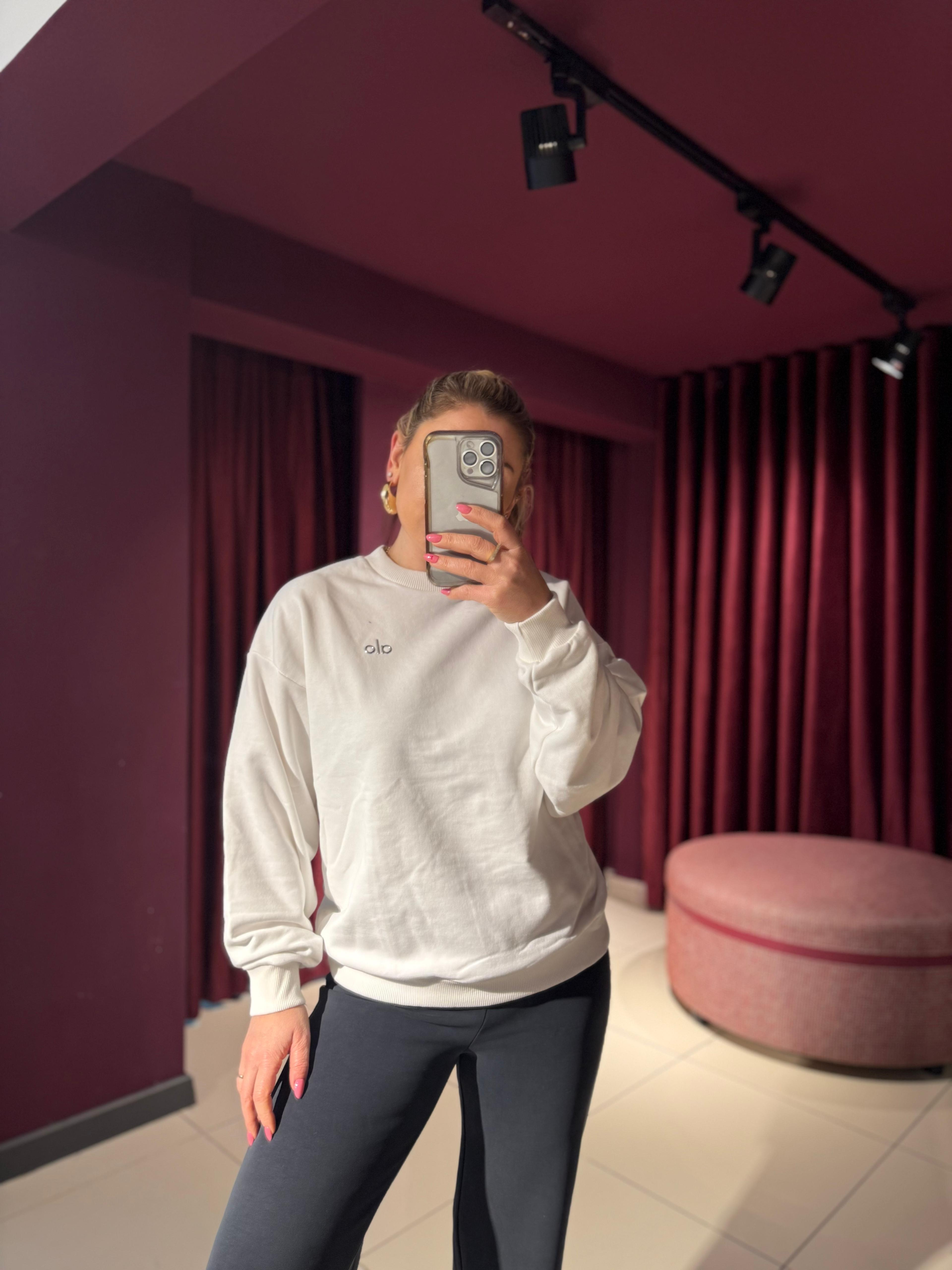 Sweat-Shirt1163 Sweat Beyaz