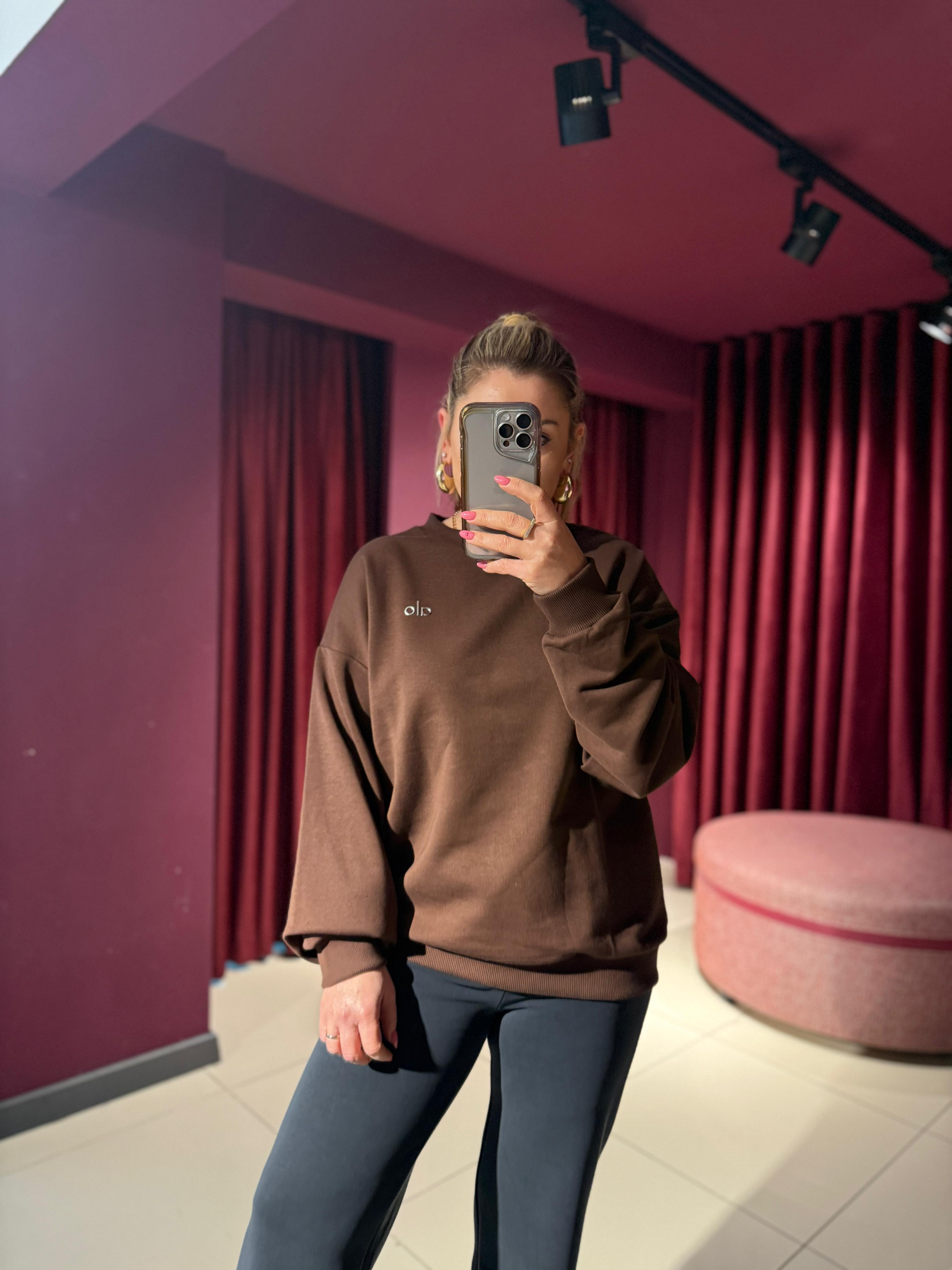 Sweat-Shirt1163 Sweat Kahve