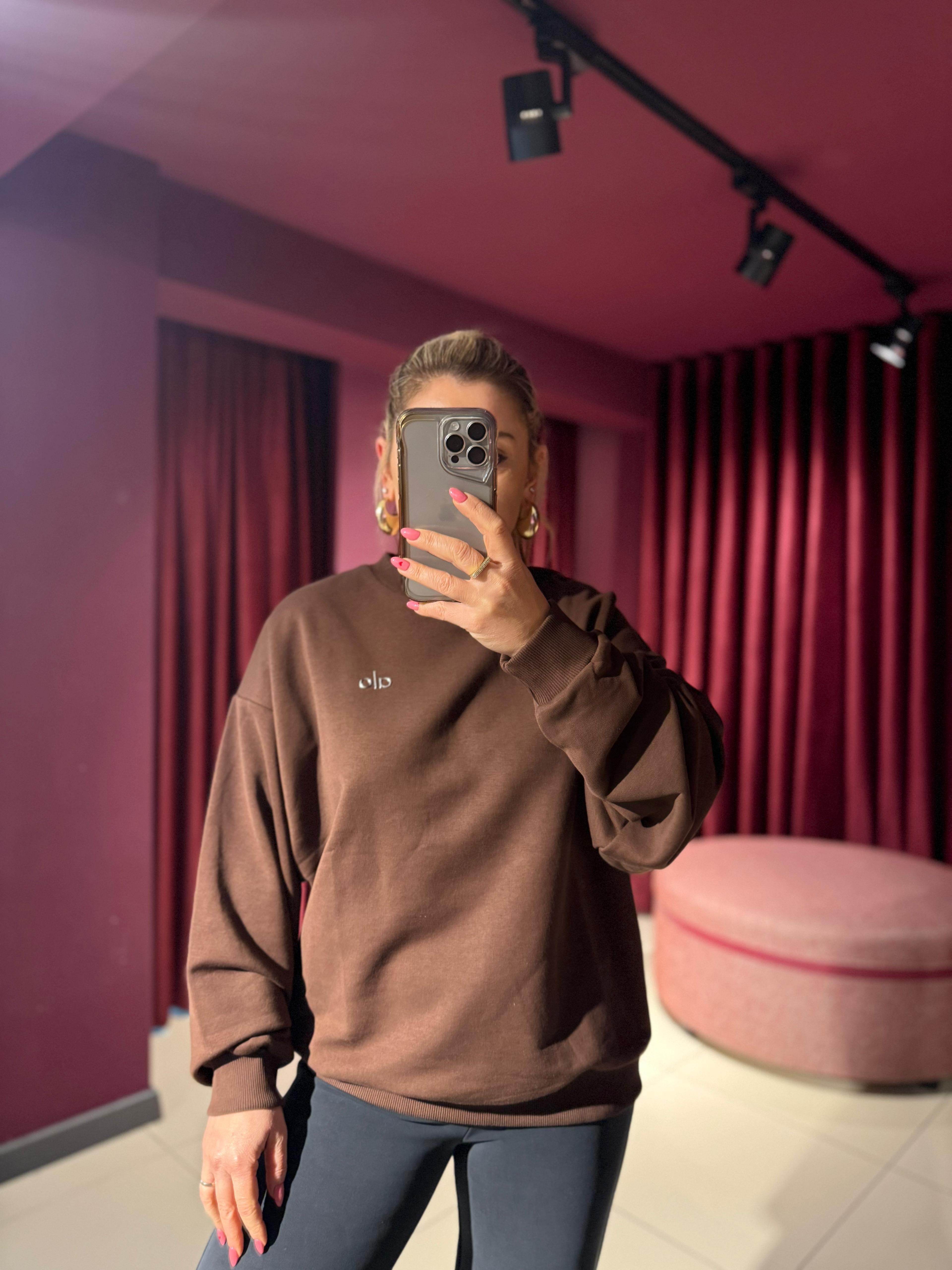 Sweat-Shirt1163 Sweat Kahve