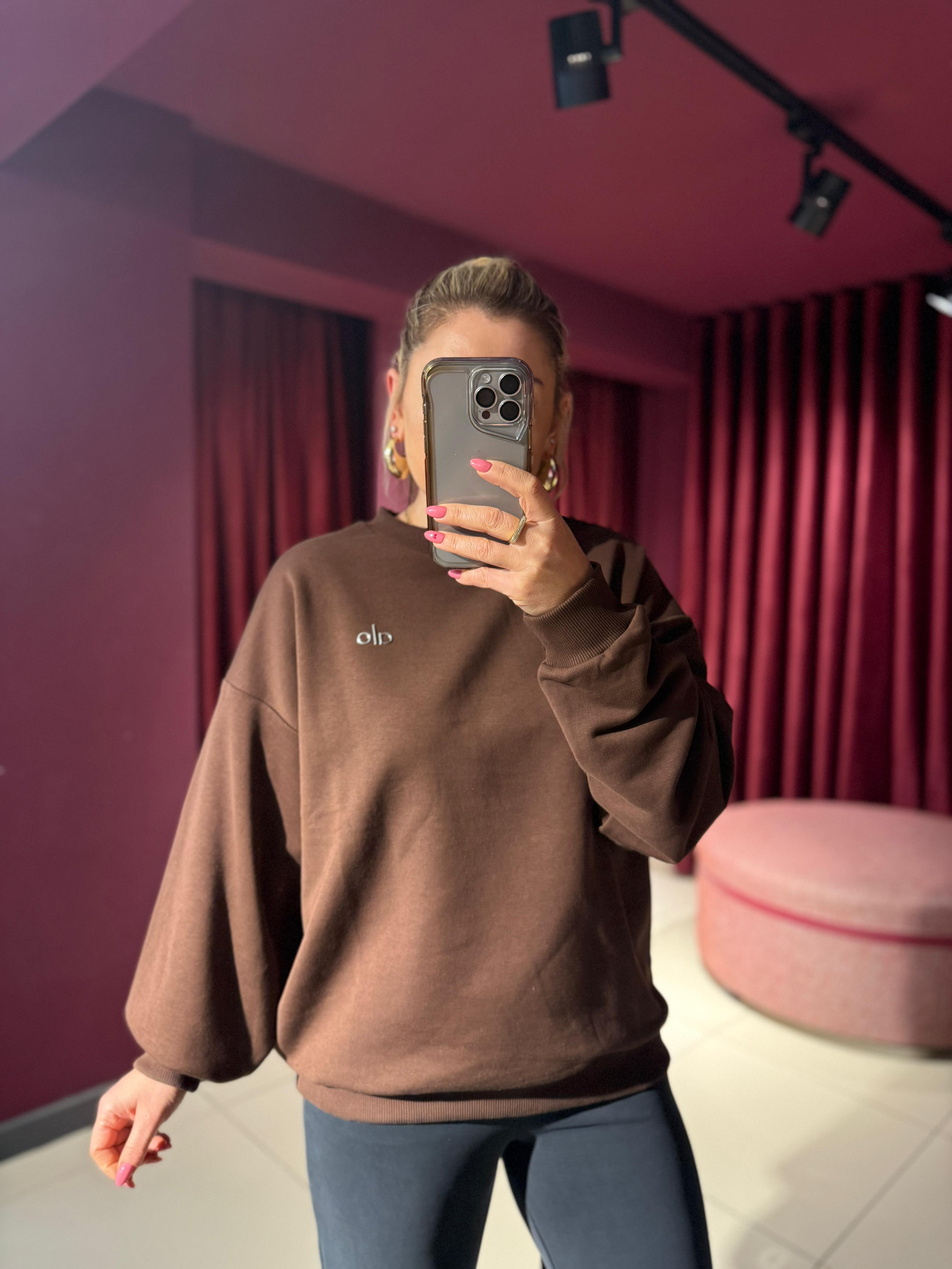 Sweat-Shirt1163 Sweat Kahve