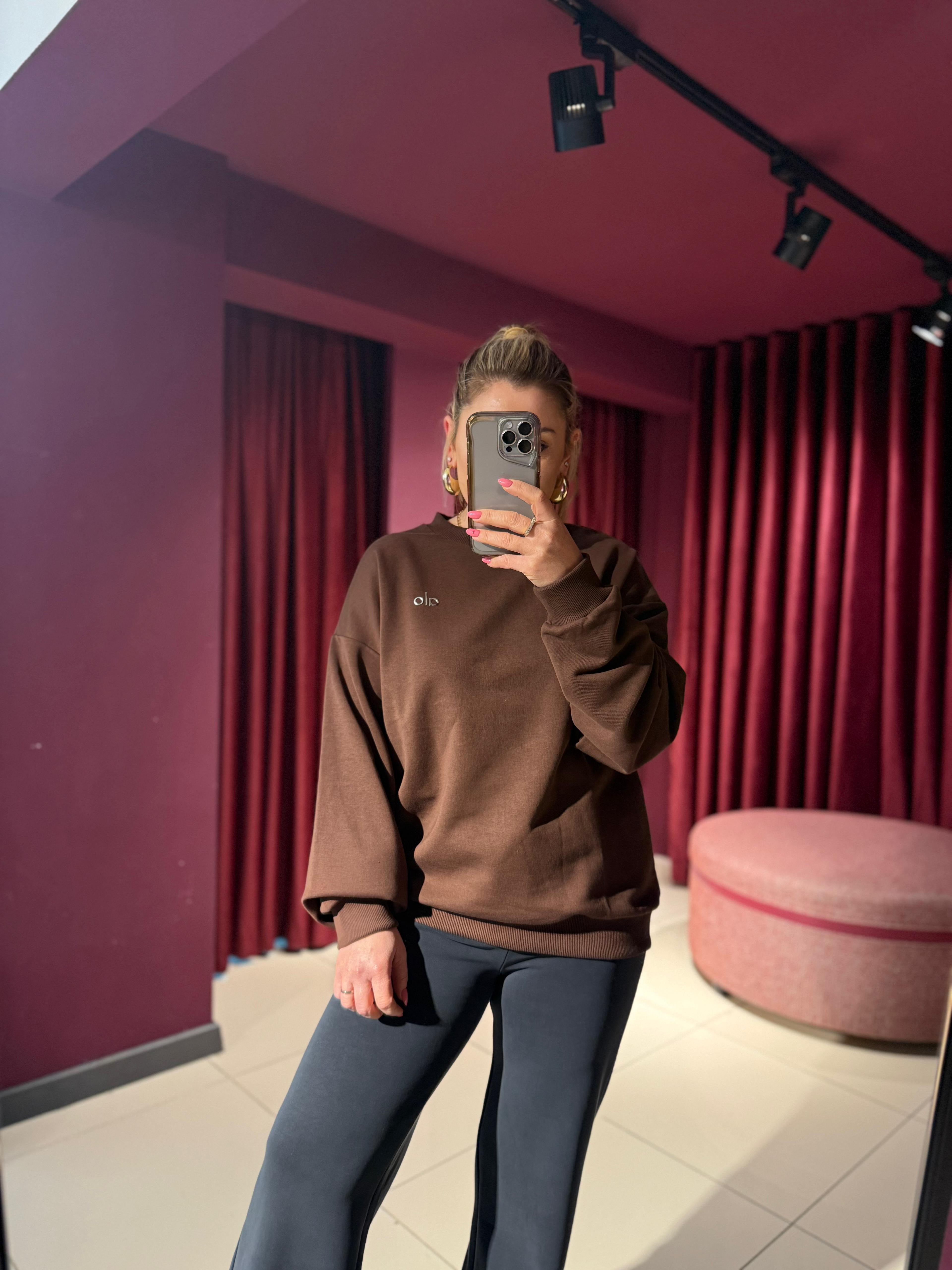 Sweat-Shirt1163 Sweat Kahve
