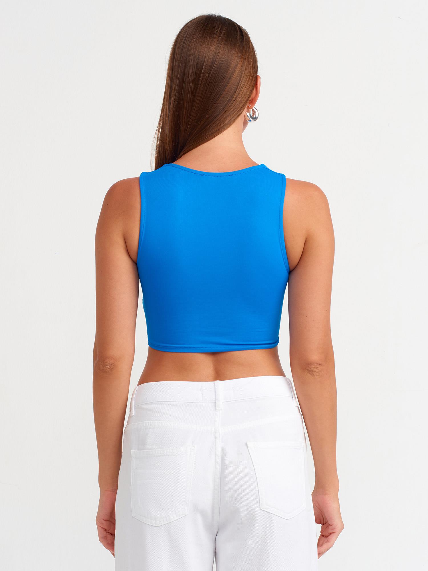 T-Shirt20902 Poliamid Crop Top Saks