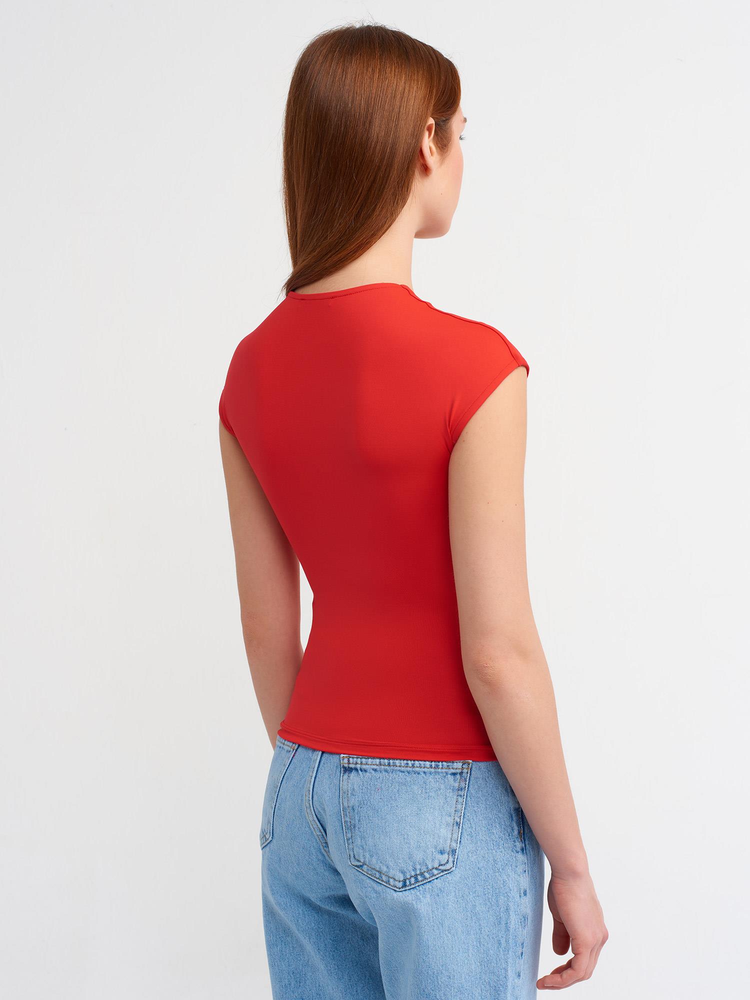 T-Shirt30856 Poliamid T-Shirt Kırmızı