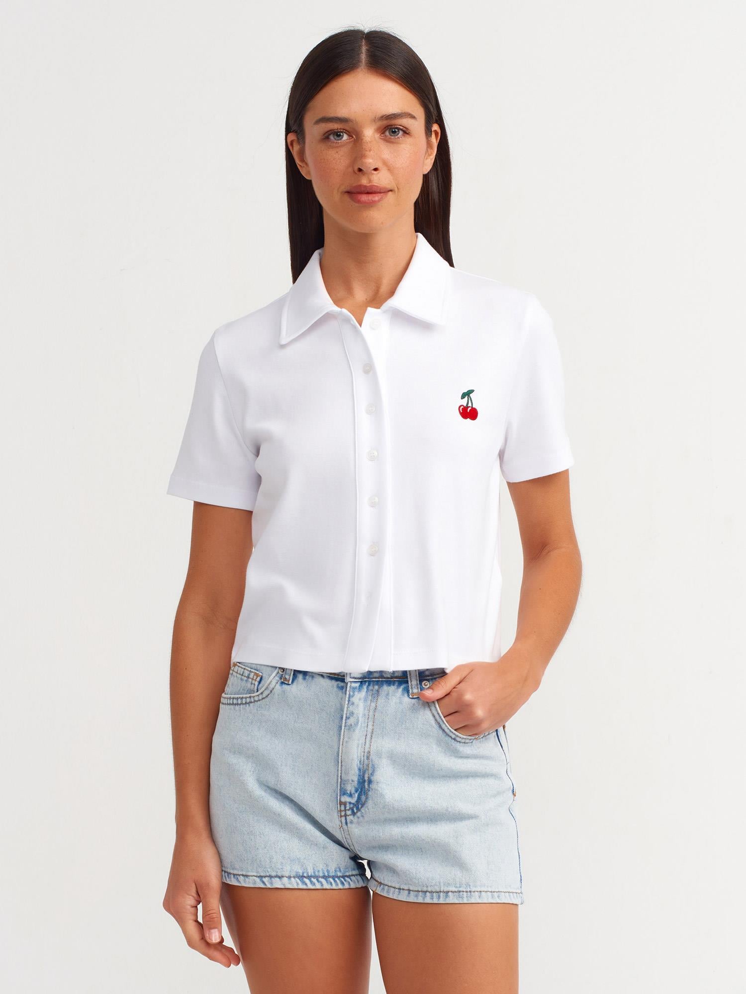 Şort71507 Klasik Mom Şort Açık Mavi