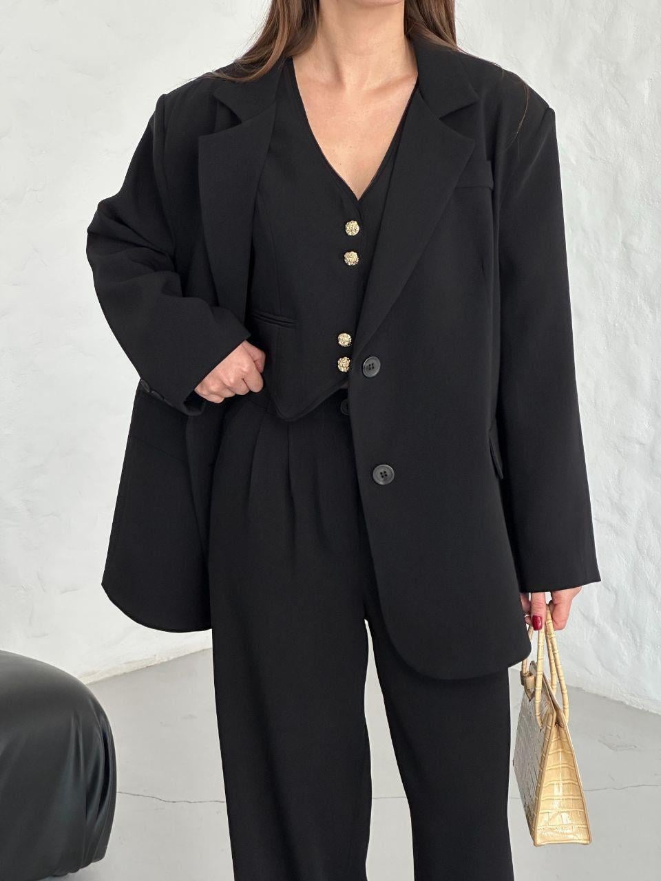 Ceket7437 Oversize Ceket Siyah