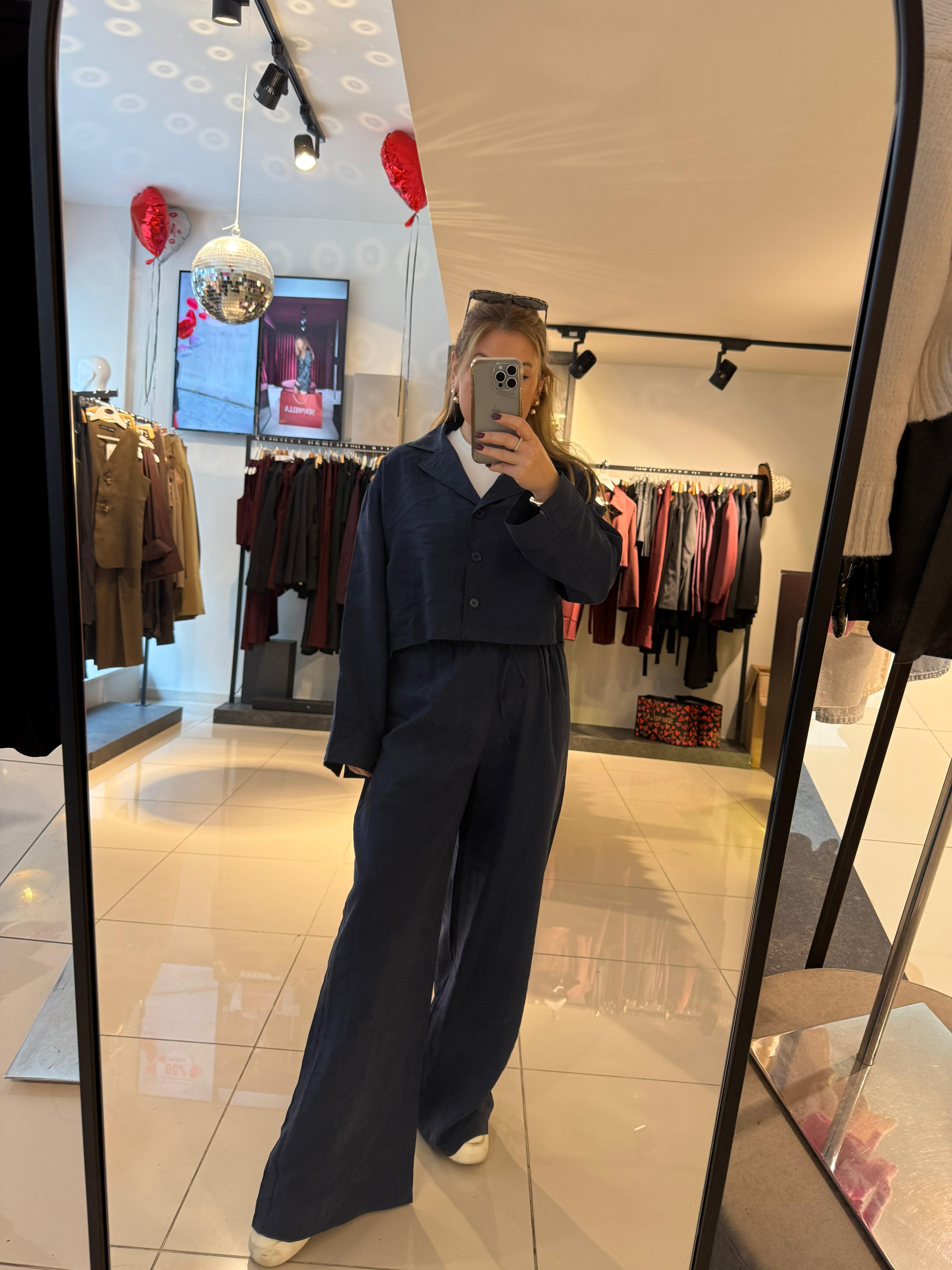 Takım8564 Tensel Gömlek Takım Lacivert