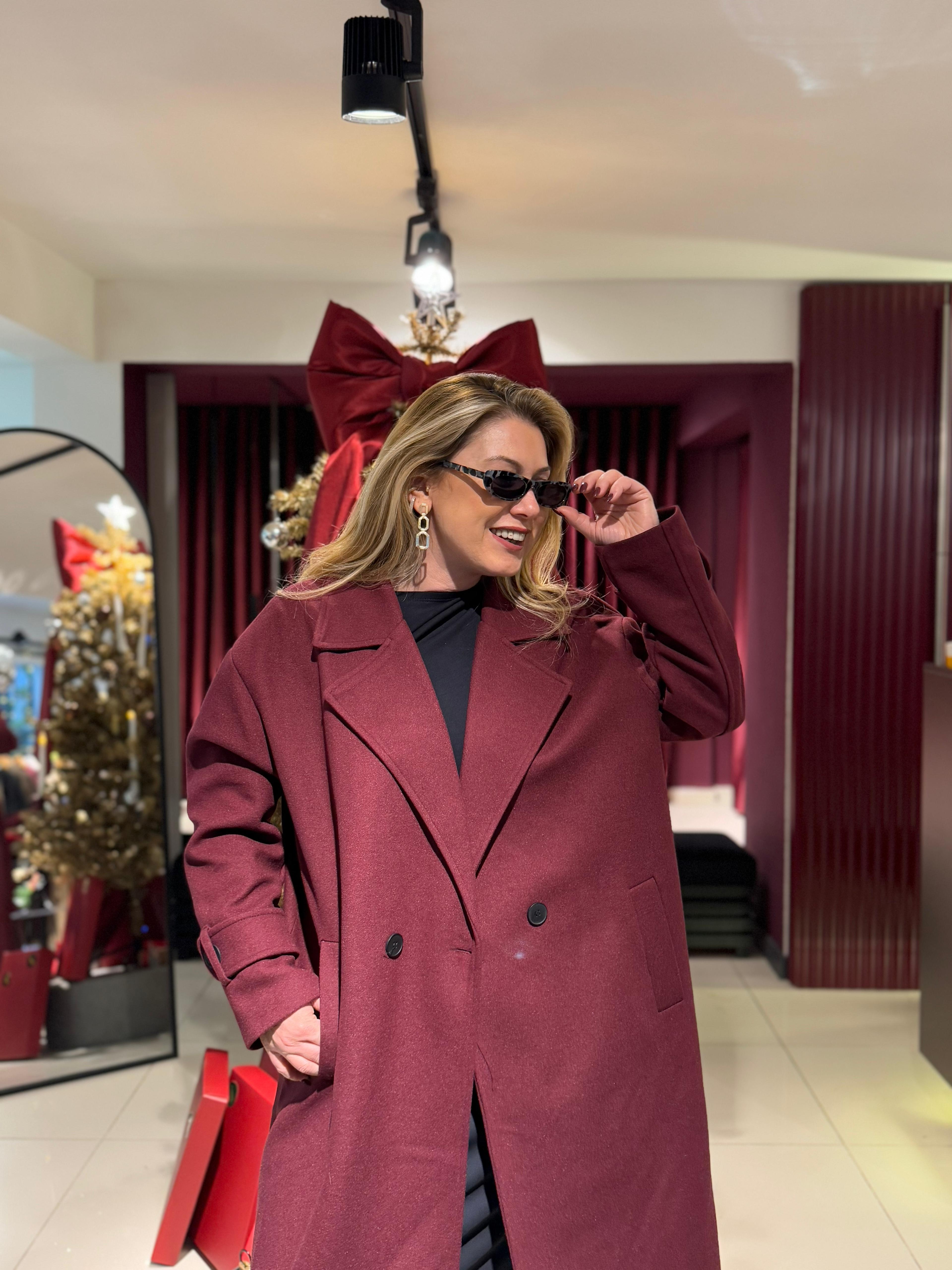 KabanMassi Oversize Kaban Bordo
