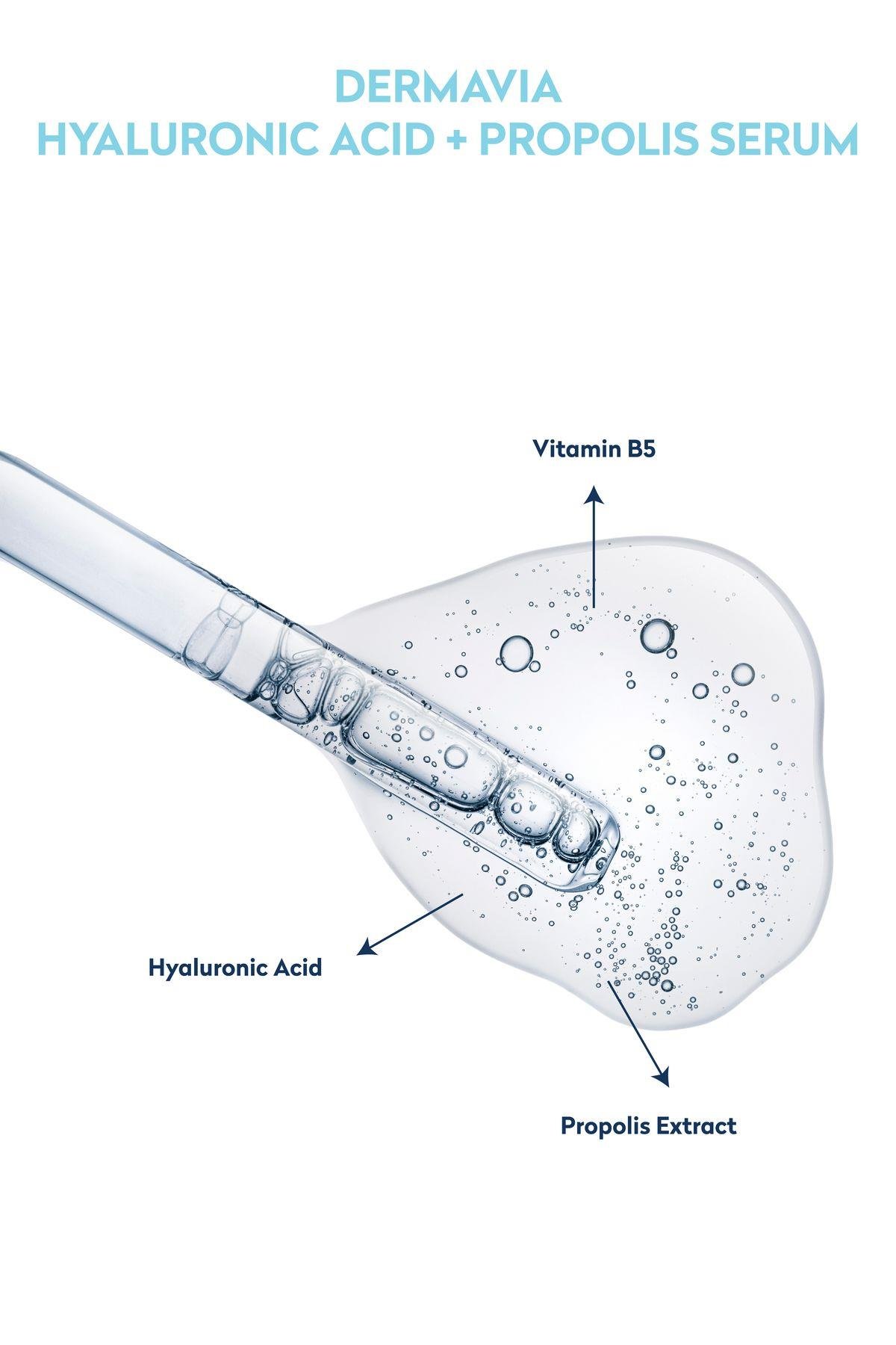 Canlandırıcı Hyaluronic Asit Propolis Serum 30 ml – Derinlemesine Nemlendirme ve Cilt Onarımı