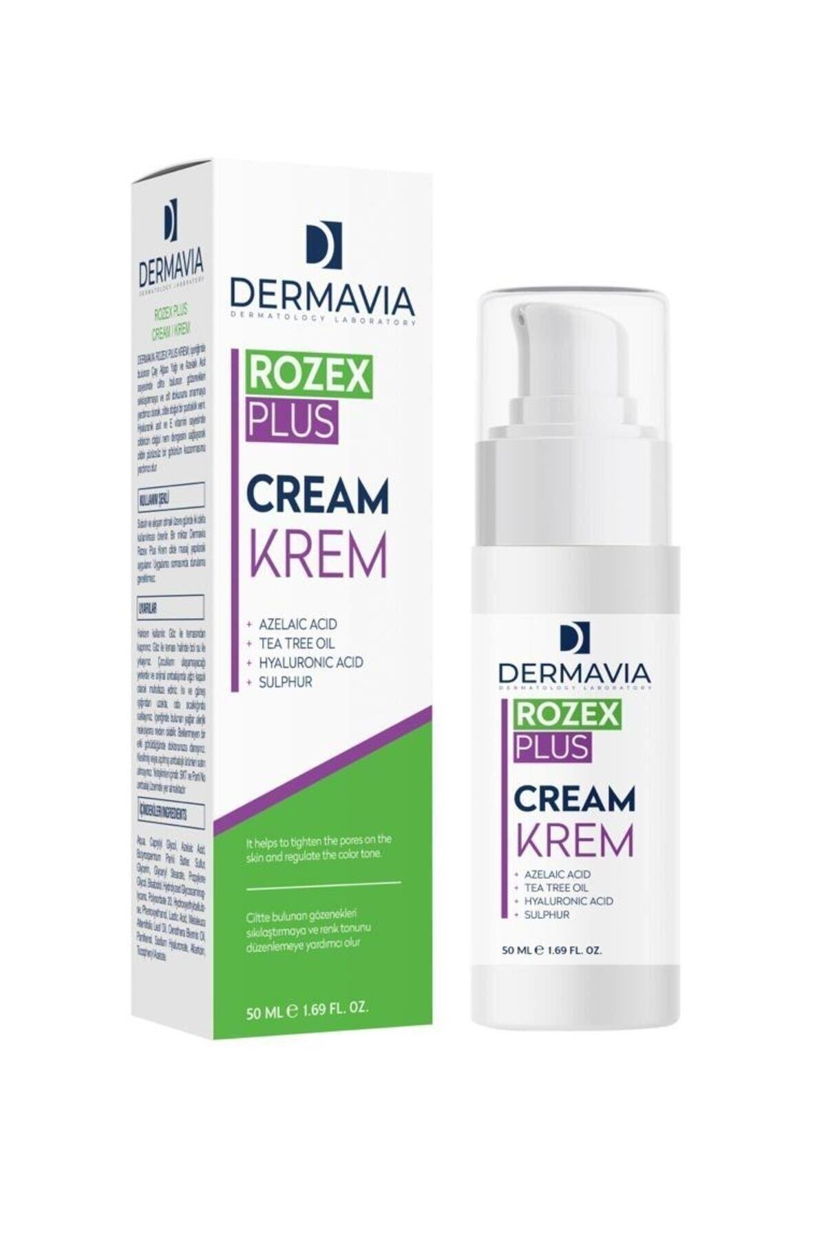 Rozex Plus 50 ml Krem – Cilt Rahatsızlıklarına Karşı Azelaik Asit, Çay Ağacı Yağı ve Hyaluronic Asit