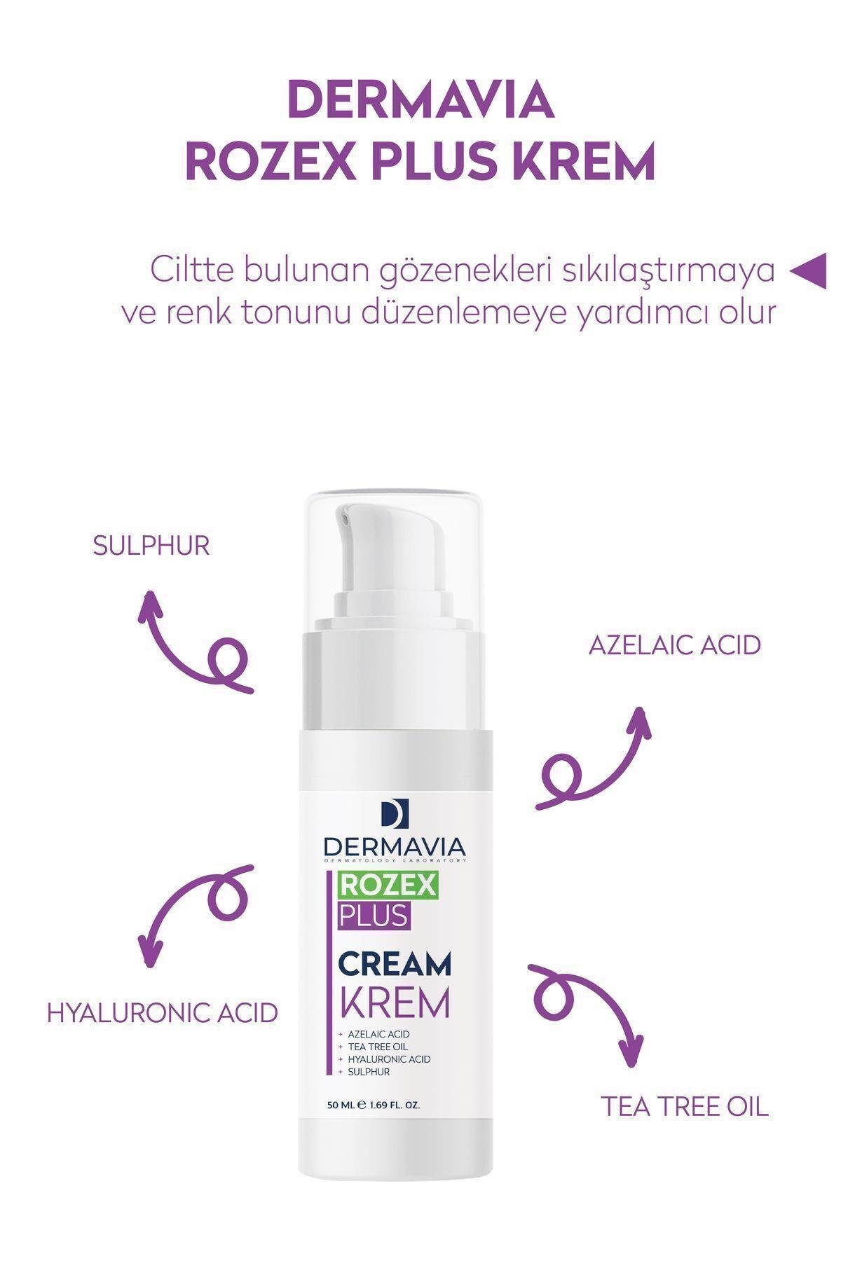 Rozex Plus 50 ml Krem – Cilt Rahatsızlıklarına Karşı Azelaik Asit, Çay Ağacı Yağı ve Hyaluronic Asit