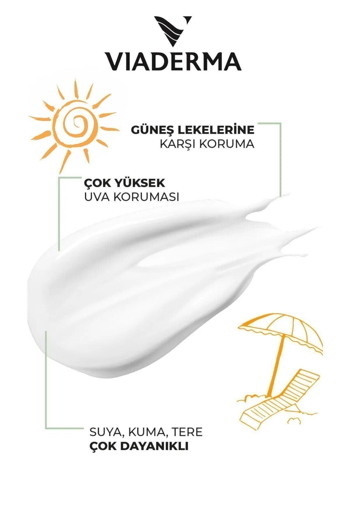 SPF 50 Leke Karşıtı Yüz ve Vücut Koruma Güneş Kremi 100 ml – Suya Dayanıklı, Tüm Ciltlere Uygun