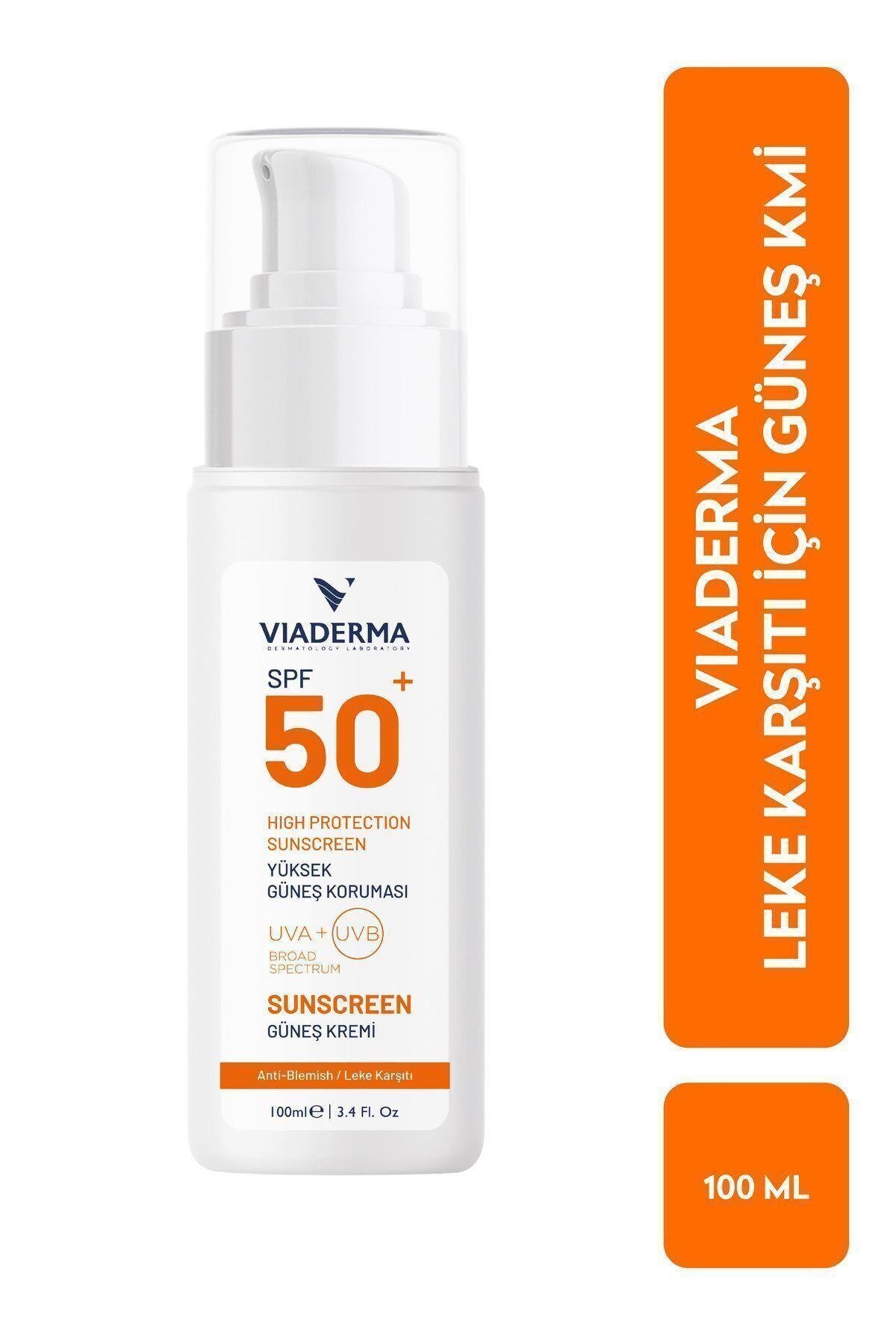 SPF 50 Leke Karşıtı Yüz ve Vücut Koruma Güneş Kremi 100 ml – Suya Dayanıklı, Tüm Ciltlere Uygun