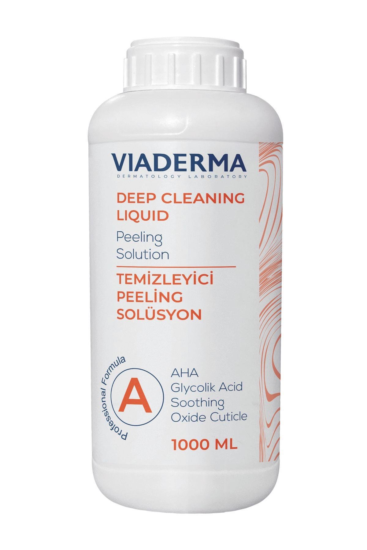 Viaderma Hydrafacial 1000 ml Temizleyici Solüsyon – Gözenek Temizleyici ve Yağ Dengeleyici Etki