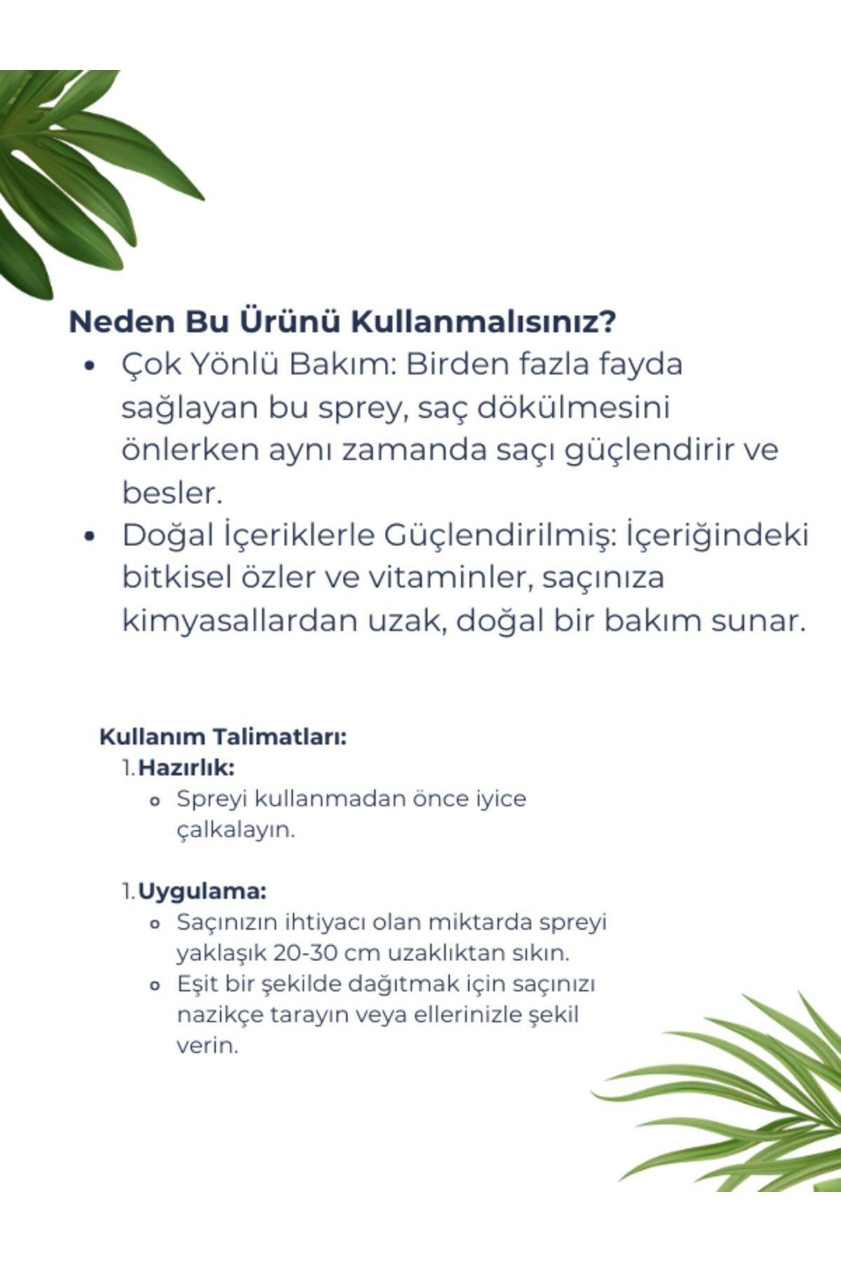 Viaderma Saç Dökülmesine Karşı Saç Spreyi 60 ML – Procopil & Herbal Complex ile Güçlü Saçlar