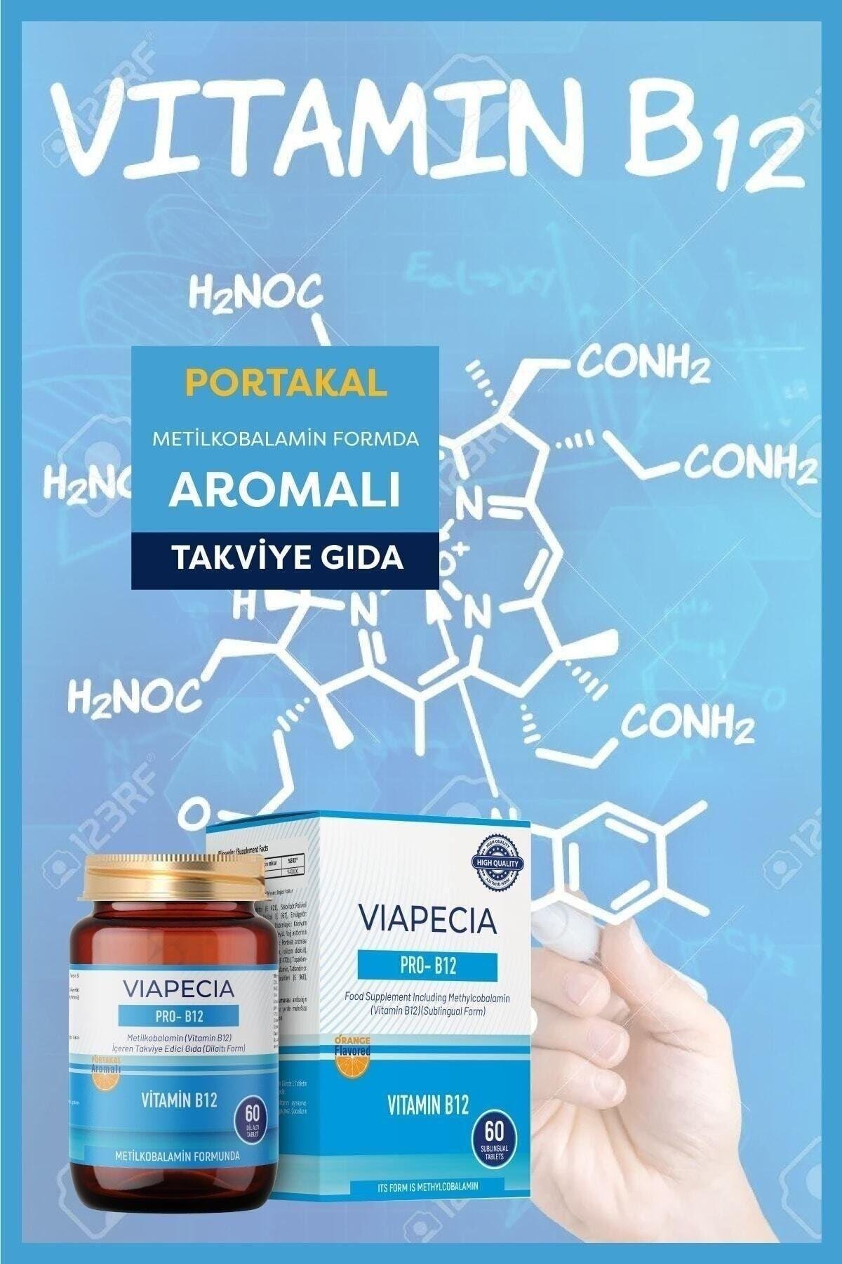 Viapecia Pro-B12 60 Tablet - Beyin Fonksiyonları, Unutkanlık ve Konsantrasyon Desteği