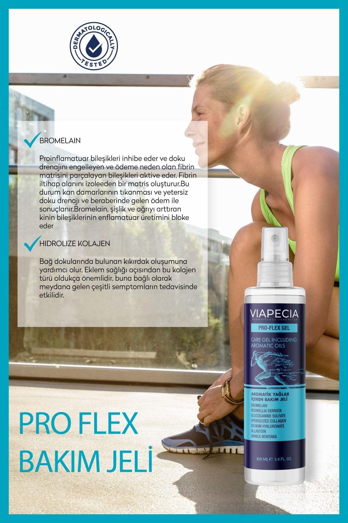 Viapecia Pro-Flex Jel 100 ml - Eklem ve Kas Sağlığı İçin Masaj Jeli​