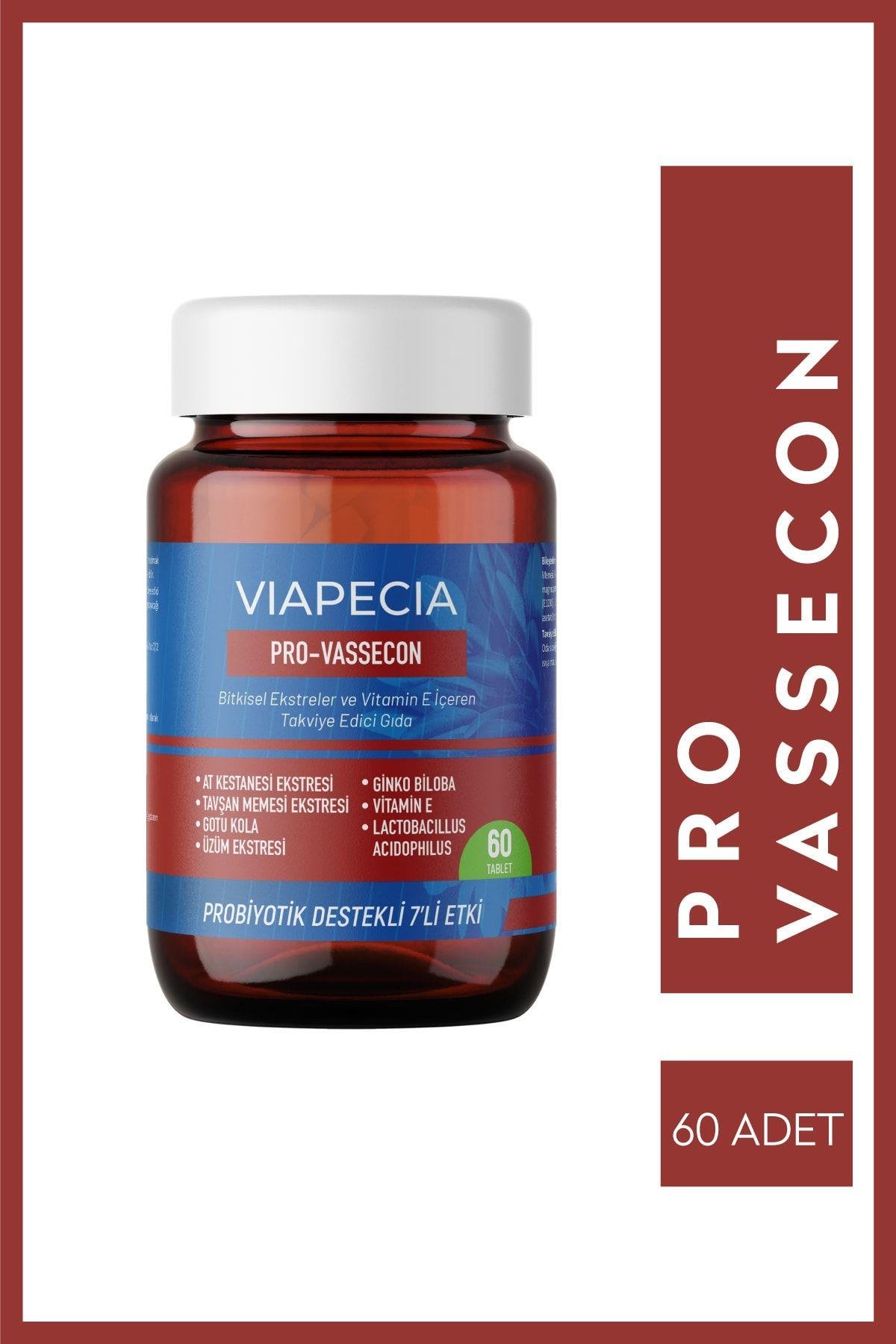 Viapecia Pro-Vassecon 60 Tablet - Dolaşım Sistemi ve Kılcal Damar Sağlığı Destekleyici