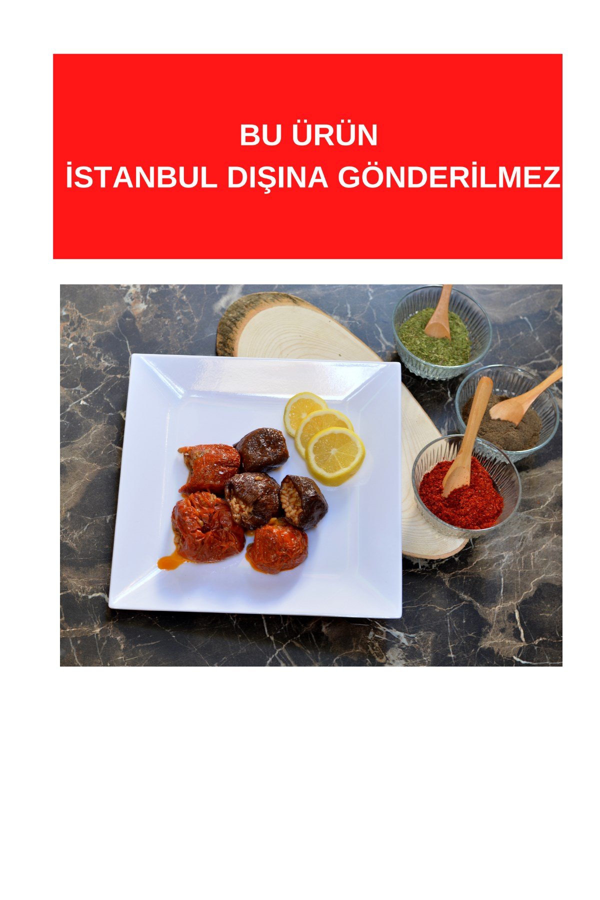 Karışık Kuru Biber & Kuru Patlıcan Dolma