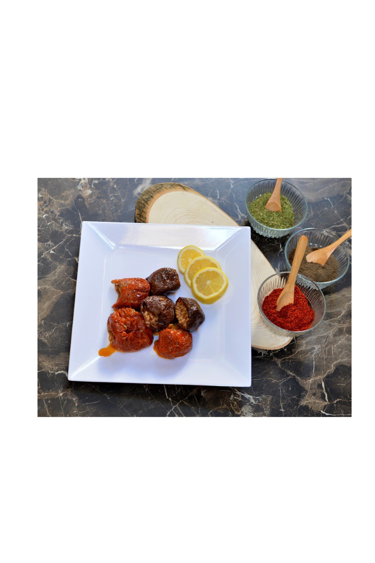 Karışık Kuru Biber & Kuru Patlıcan Dolma