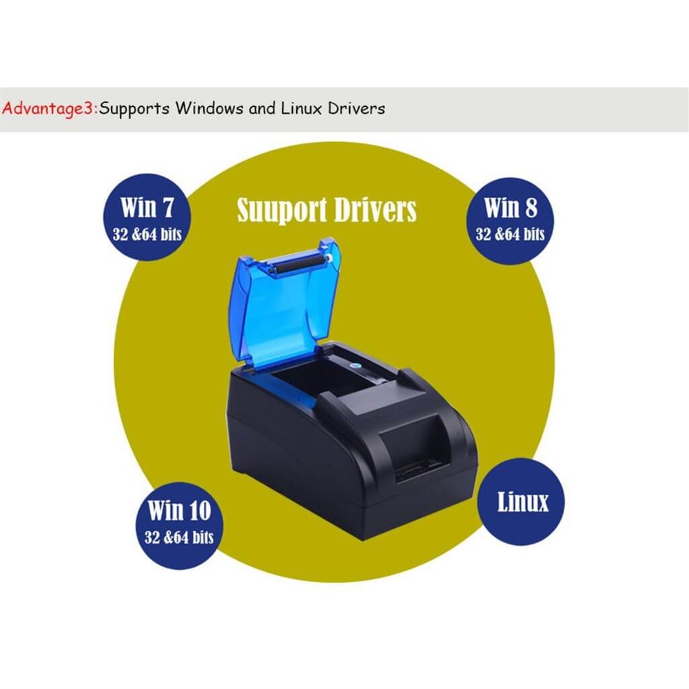 Goojprt jp-58 58Mm Usb Termal Makbuz Ve Adisyon Yazıcısı