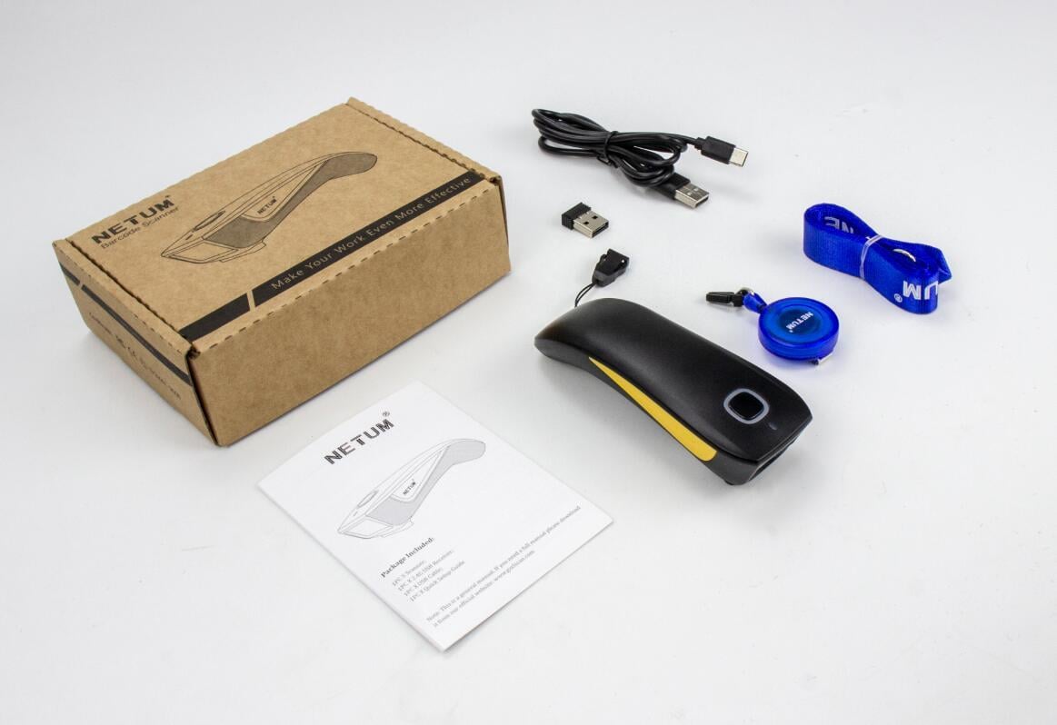 NETUM C750 2d 1d Qr Eczaneler Depo Renkli Zemin Karekod Bluetooth Kablosuz Barkod Okuyucucu