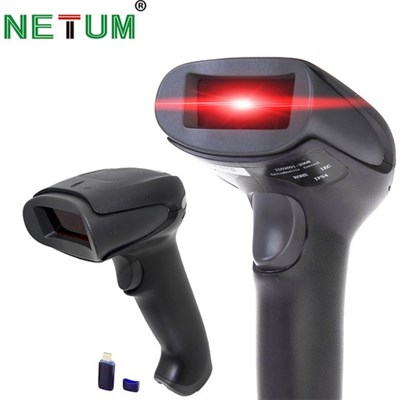 Netum f18w 2.4g Kablosuz 2D QR Barkod Tarayıcı Kablosuz Barkod Tarayıcı Okuyucu