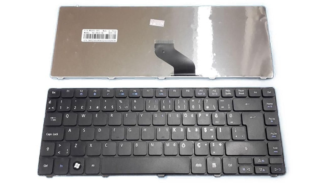 ACER 3410 3810T 4810 4810T NOTEBOOK KLAVYE SİYAH (TR-Q)
