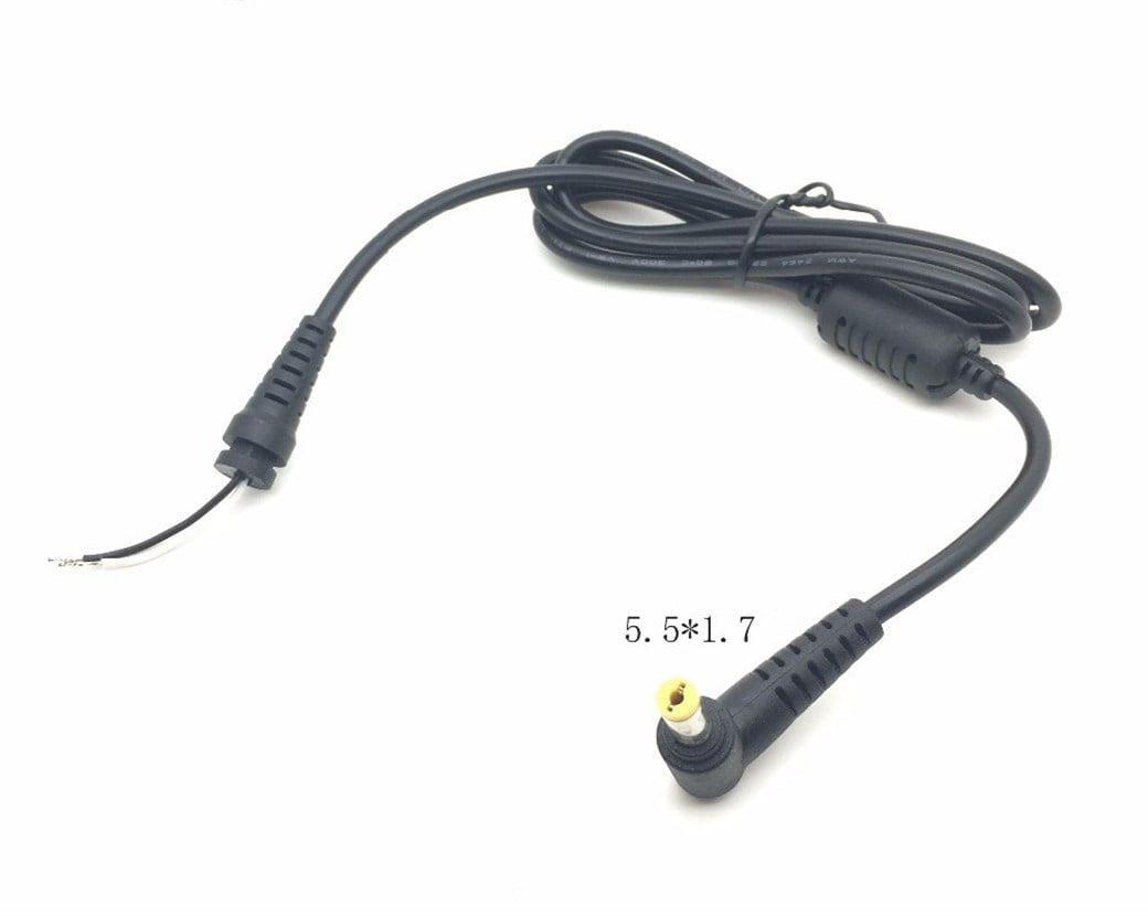 ACER 5.5*1.7MM STANDART UÇ NOTEBOOK ADAPTÖR KABLOSU 5Lİ PAKET