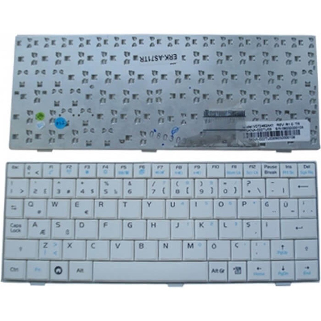 ASUS V072462BK2 EEEPC 700 NOTEBOOK KLAVYE BEYAZ TR-Q
