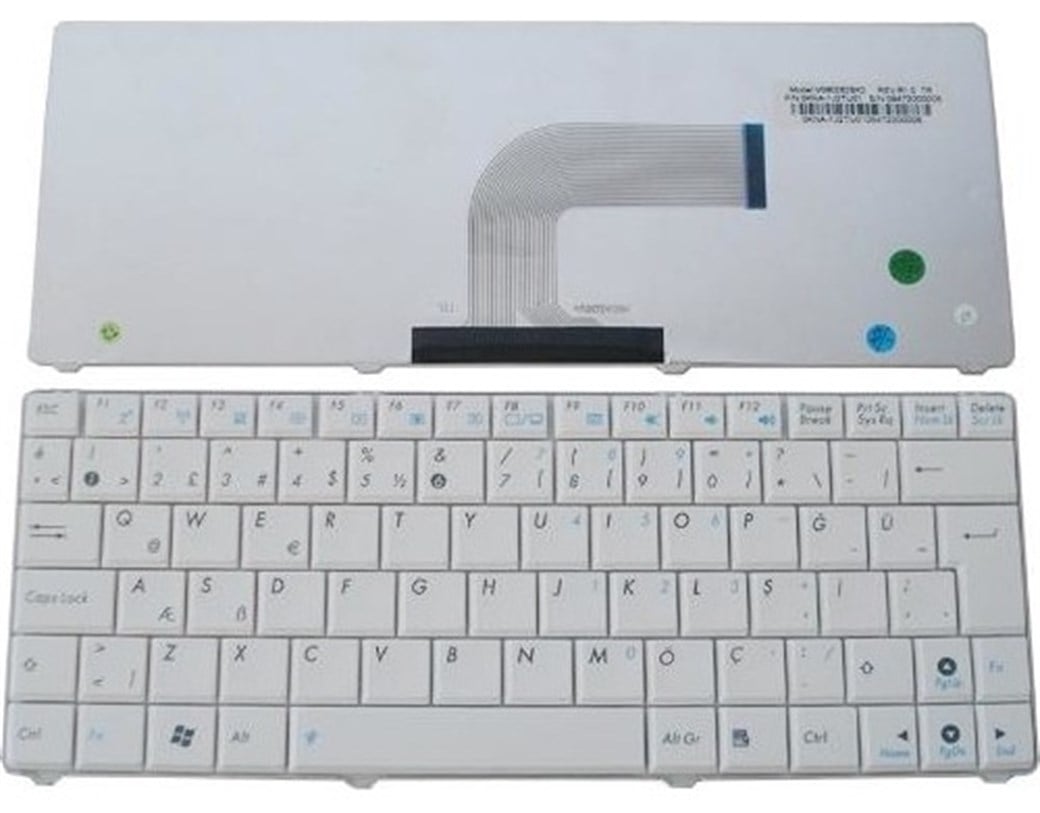 ASUS V090262BS1 V090262BK2 NOTEBOOK BEYAZ KLAVYE TR-Q