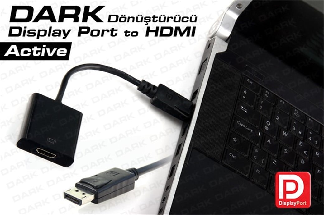 DARK DİSPLAYPORT HDMI DÖNÜŞTÜRÜCÜ