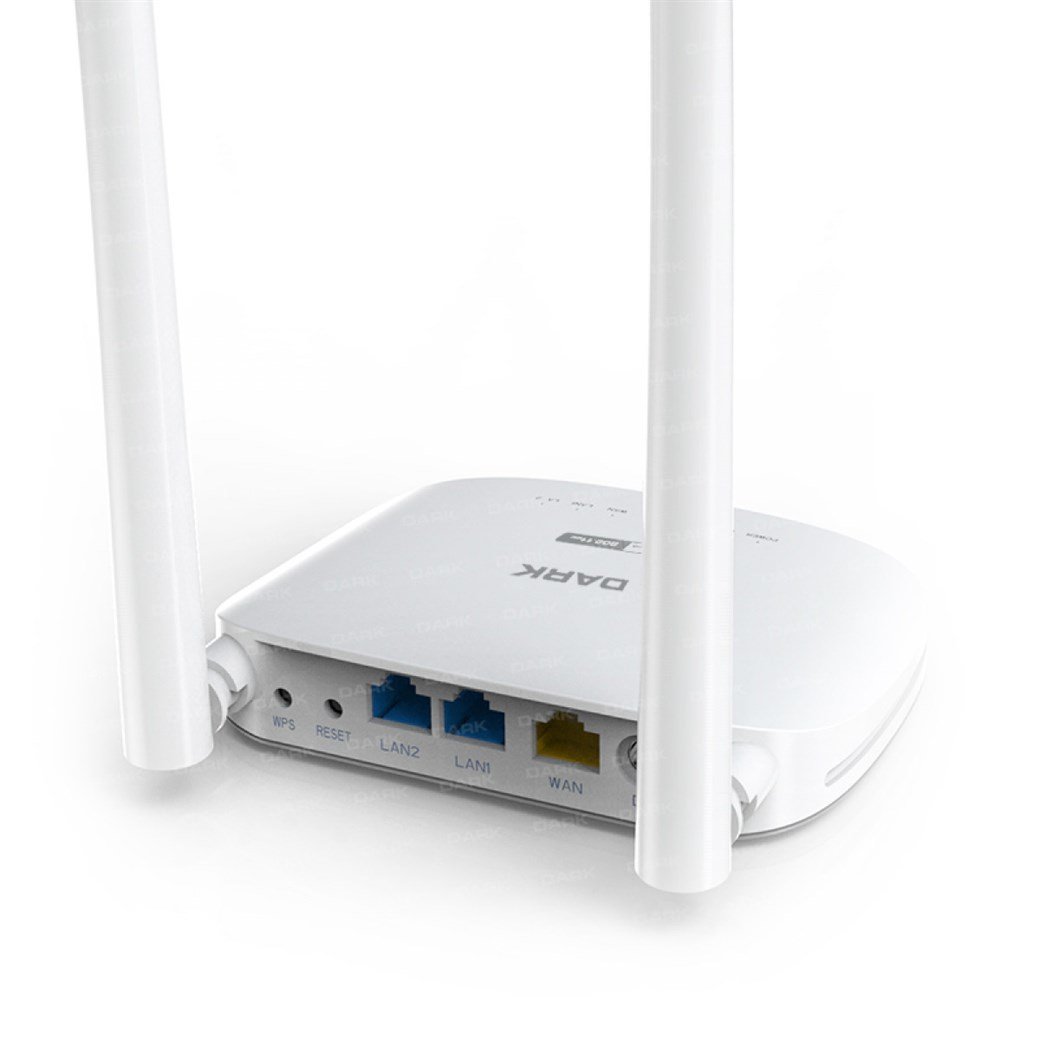 Dark RangeMAX 1200Mbit 802.11ac Çift Bant Kablosuz, 2x Antenli (Router)