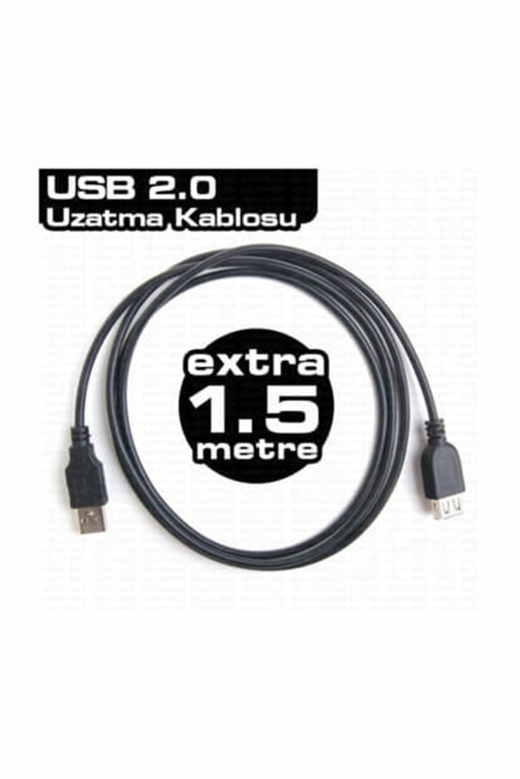DARK USB2EXTL150 1.5M UZATMA KABLOSU SİYAH