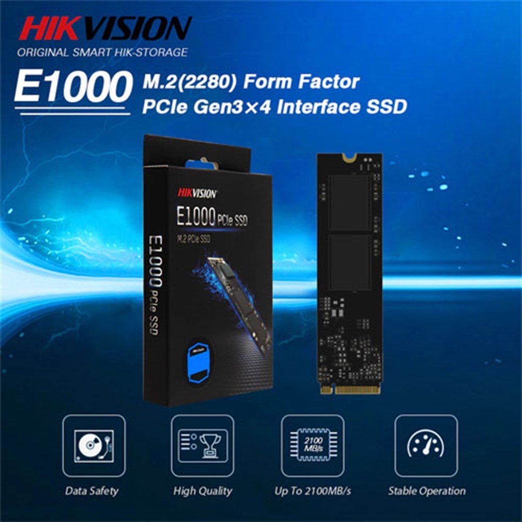 HIKVISION E1000 PCIe Gen3 NVMe SSD 256GB