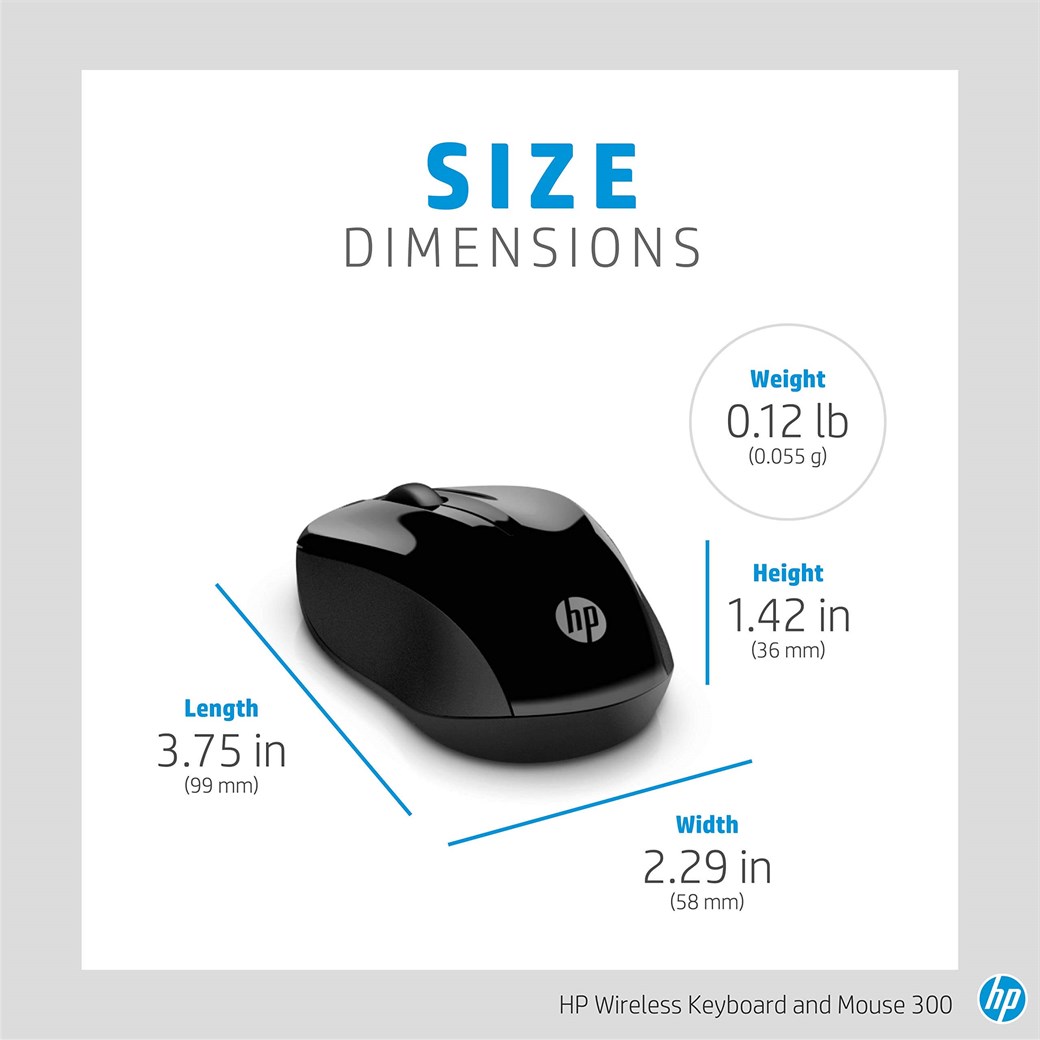 HP 300 KLAVYE-MOUSE SET KABLOSUZ TÜRKÇE Q 3ML04AA
