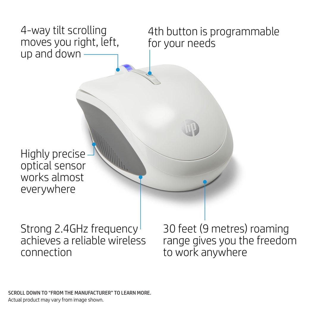 HP X3300 KABLOSUZ MOUSE BEYAZ